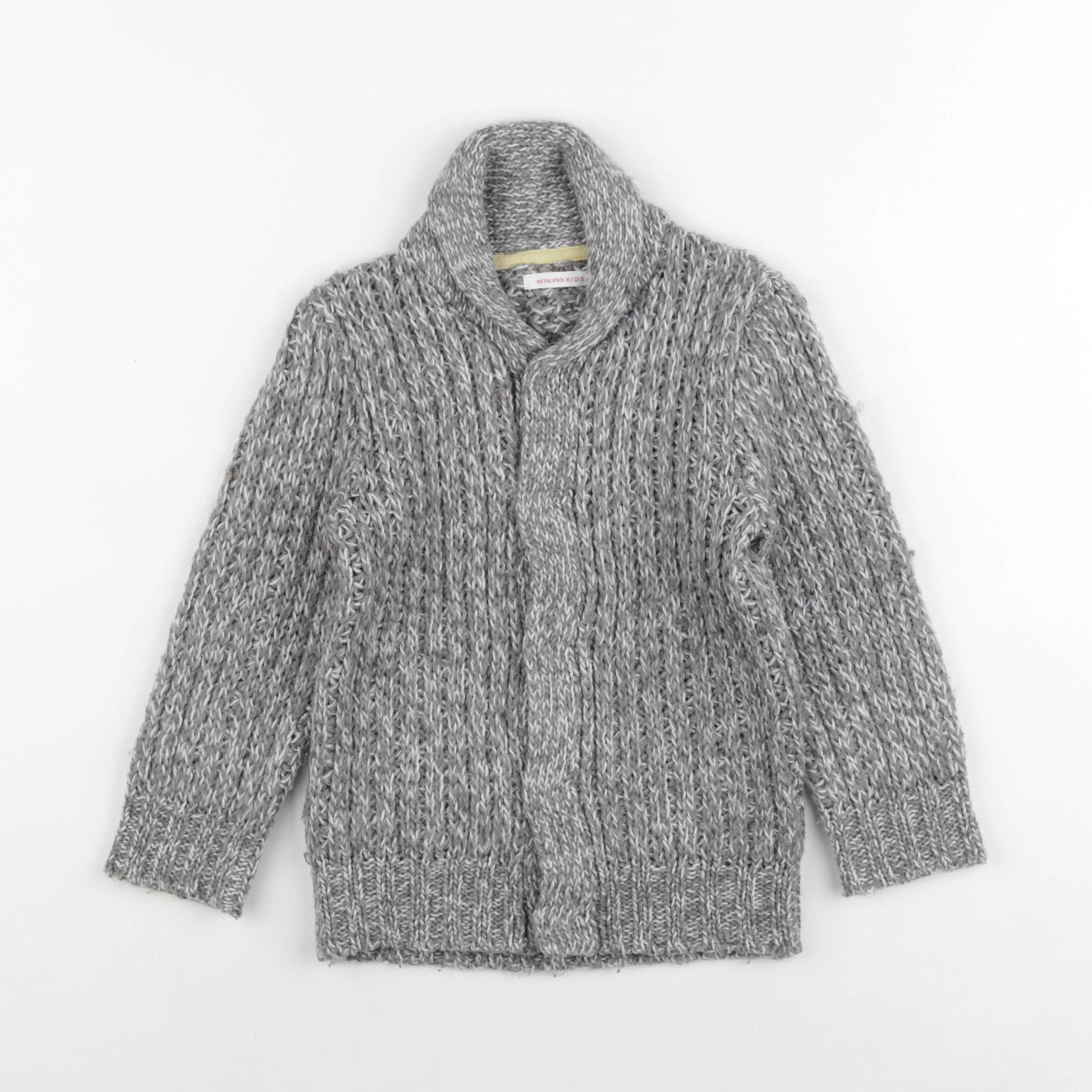 Monoprix - gilet gris - 3 ans