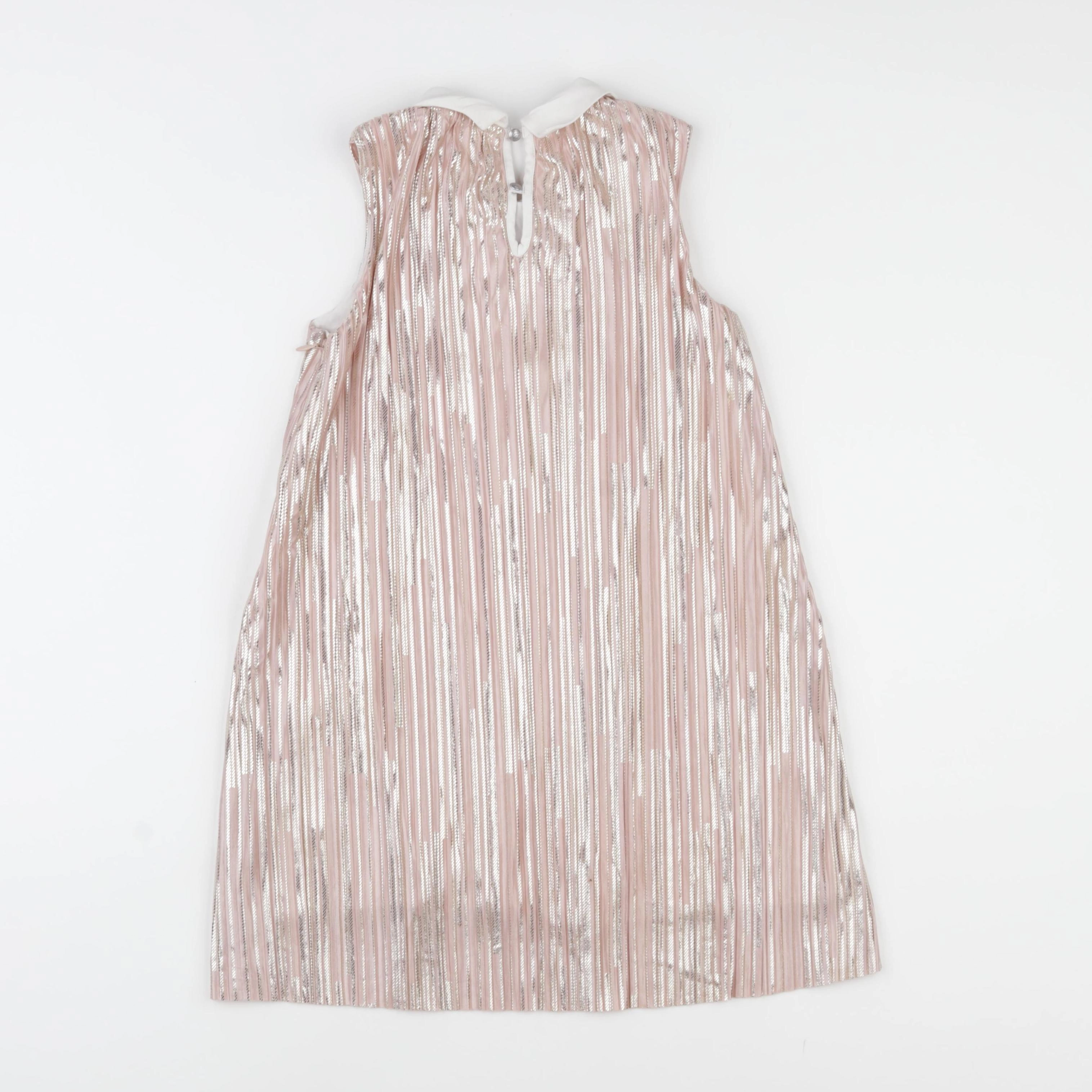 IKKS - robe rose, or - 6 ans