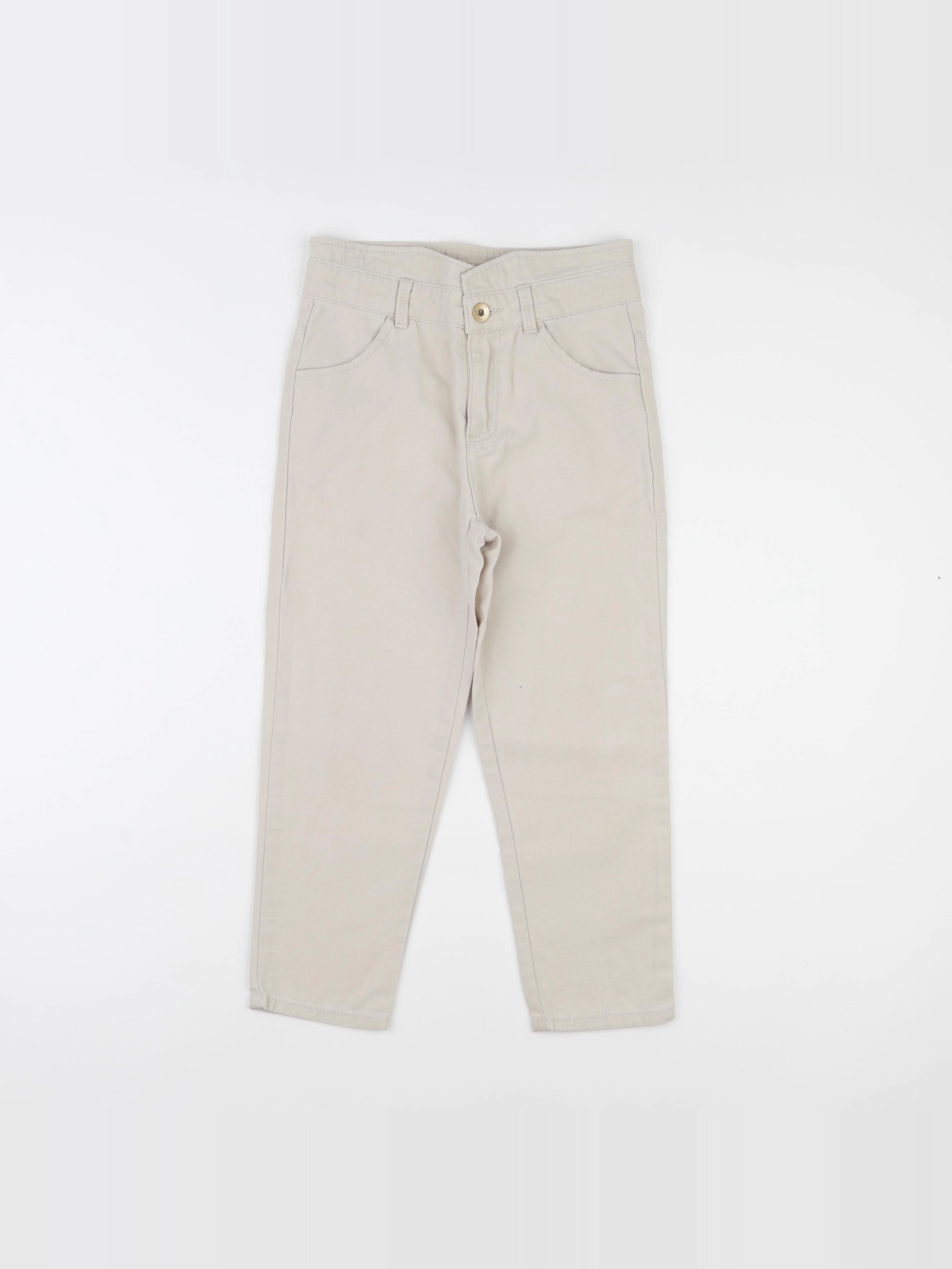 IKKS - pantalon beige - 8 ans