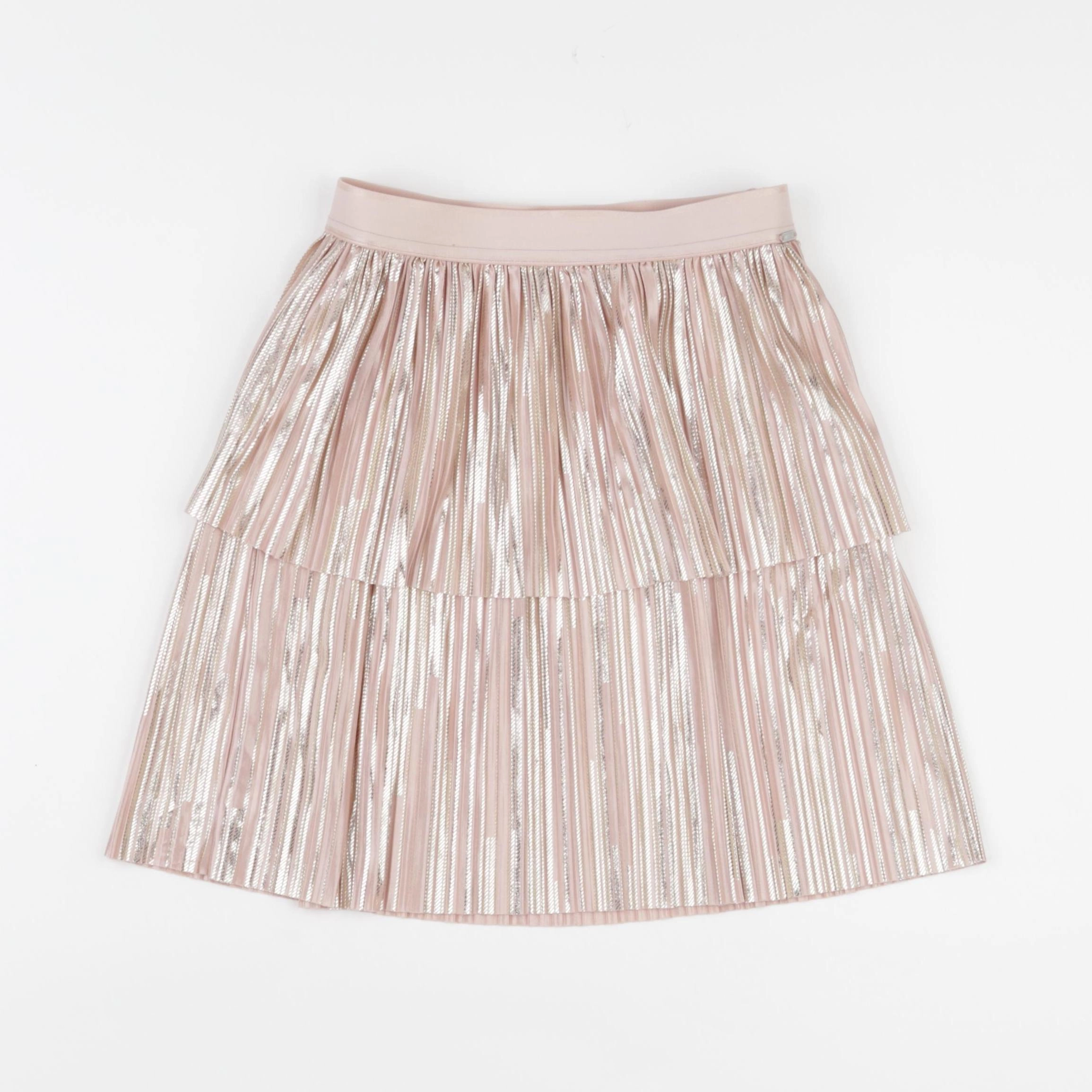 IKKS - jupe rose, or - 8 ans