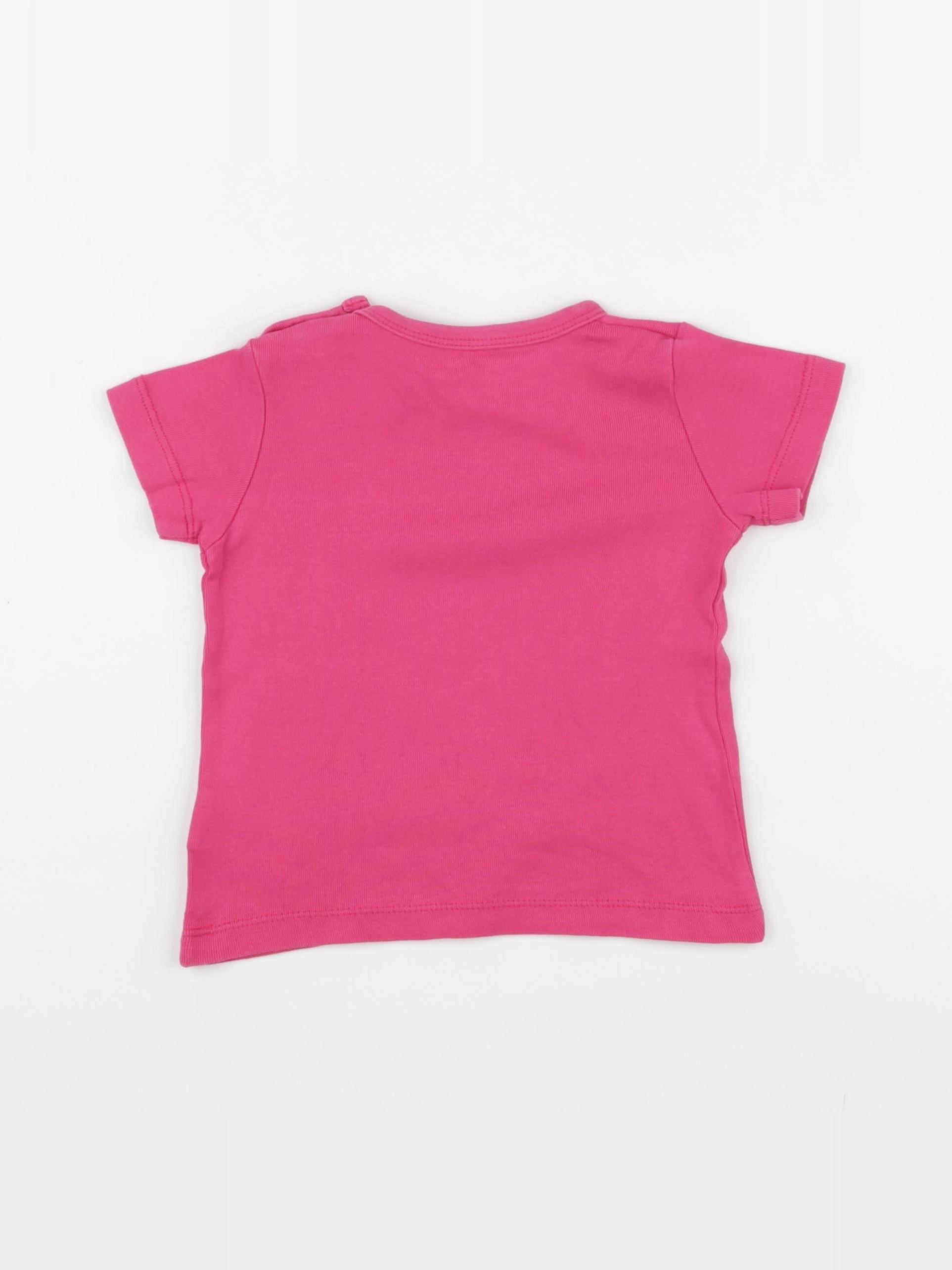 H&M - tee-shirt rose - 9/12 mois
