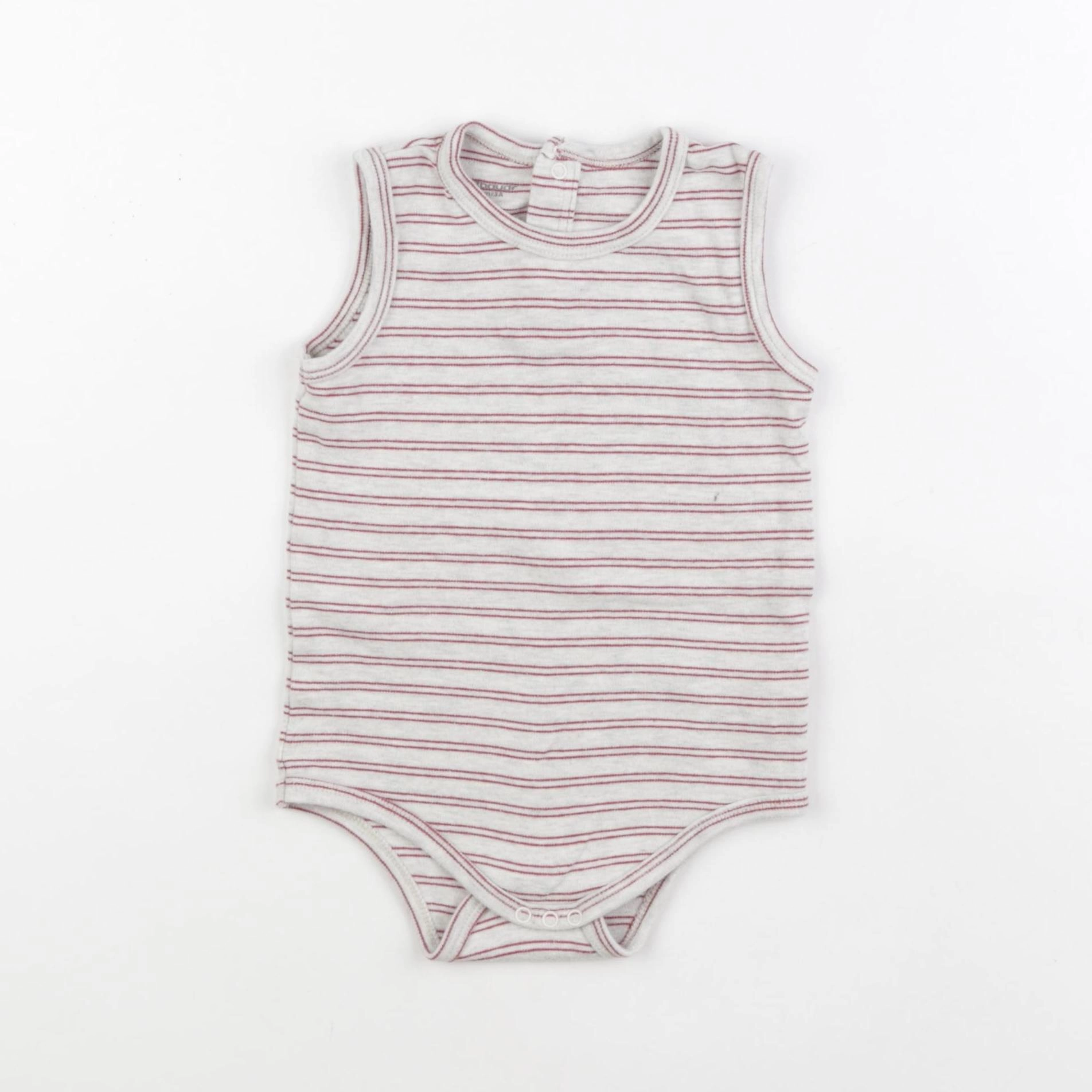 Vertbaudet - body gris - 3 ans