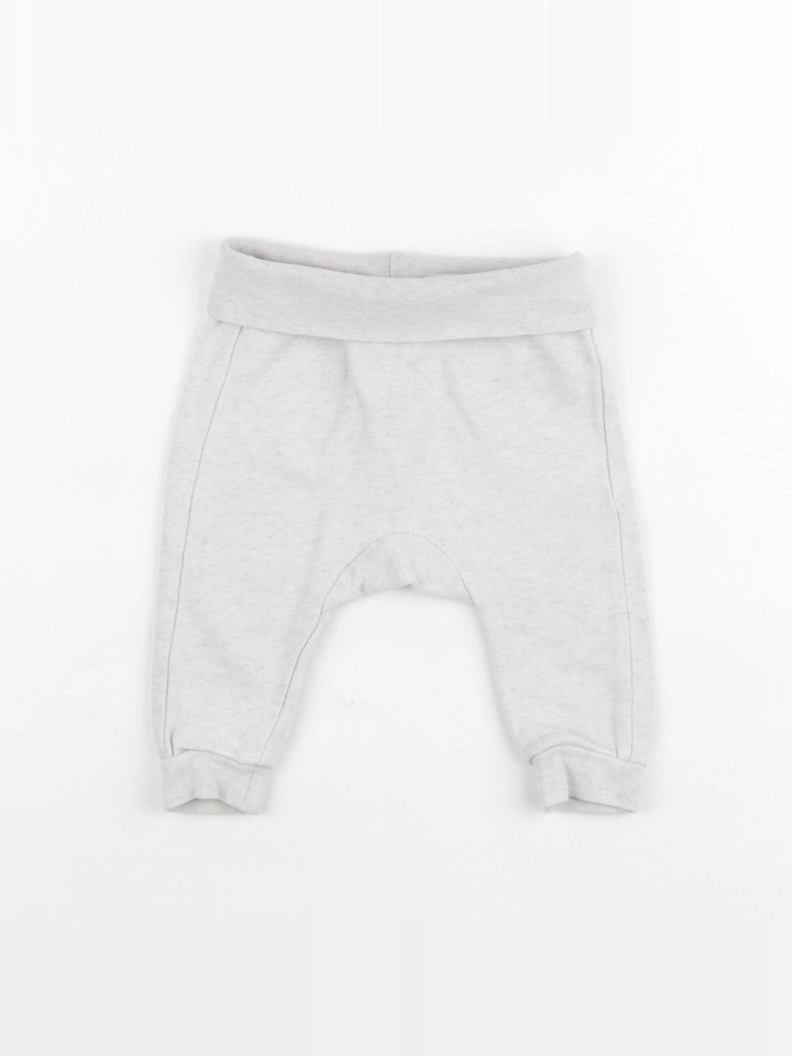 H&M - legging gris - 3/6 mois