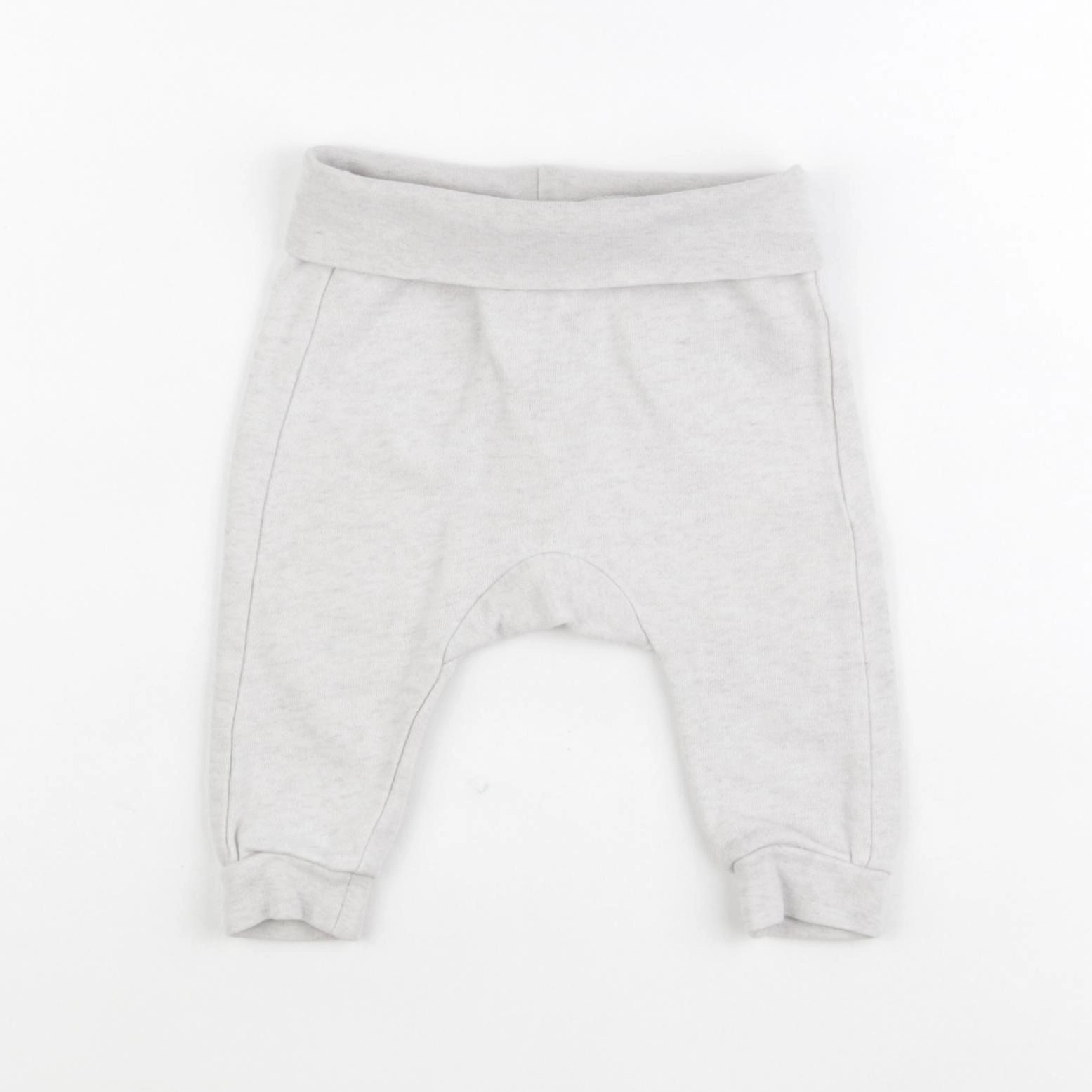H&M - legging gris - 3/6 mois