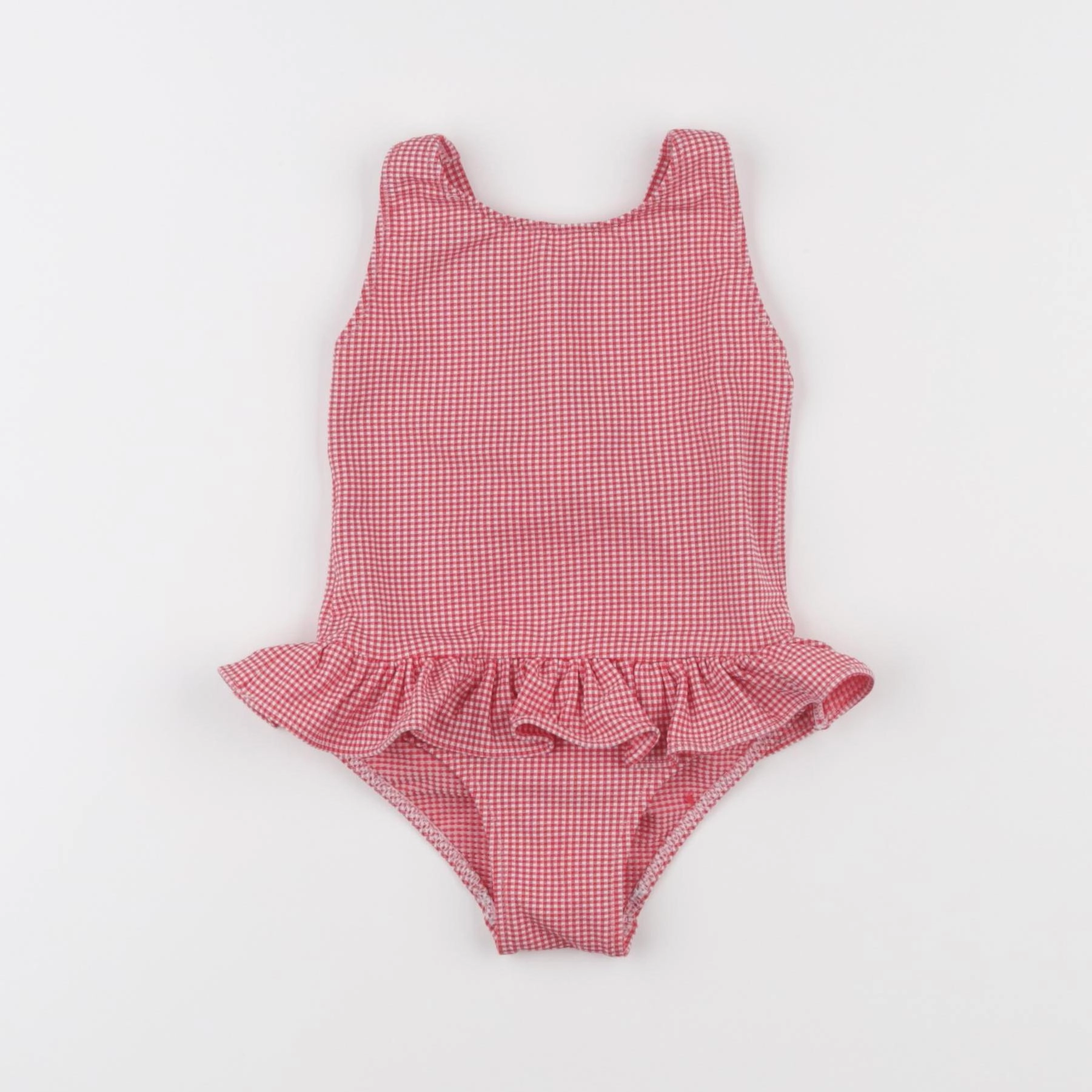 Boutchou - maillot de bain rouge, blanc - 18 mois