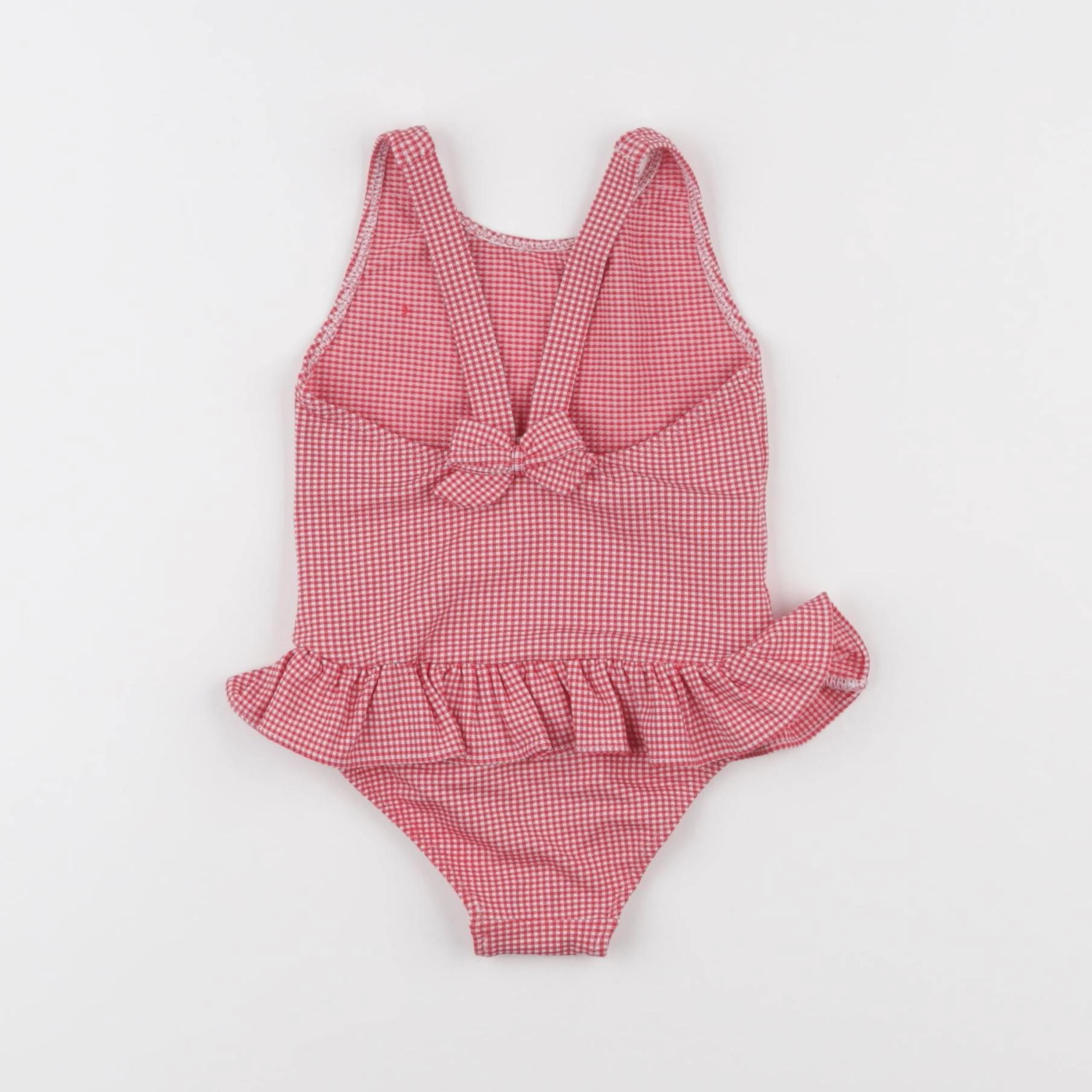 Boutchou - maillot de bain rouge, blanc - 18 mois