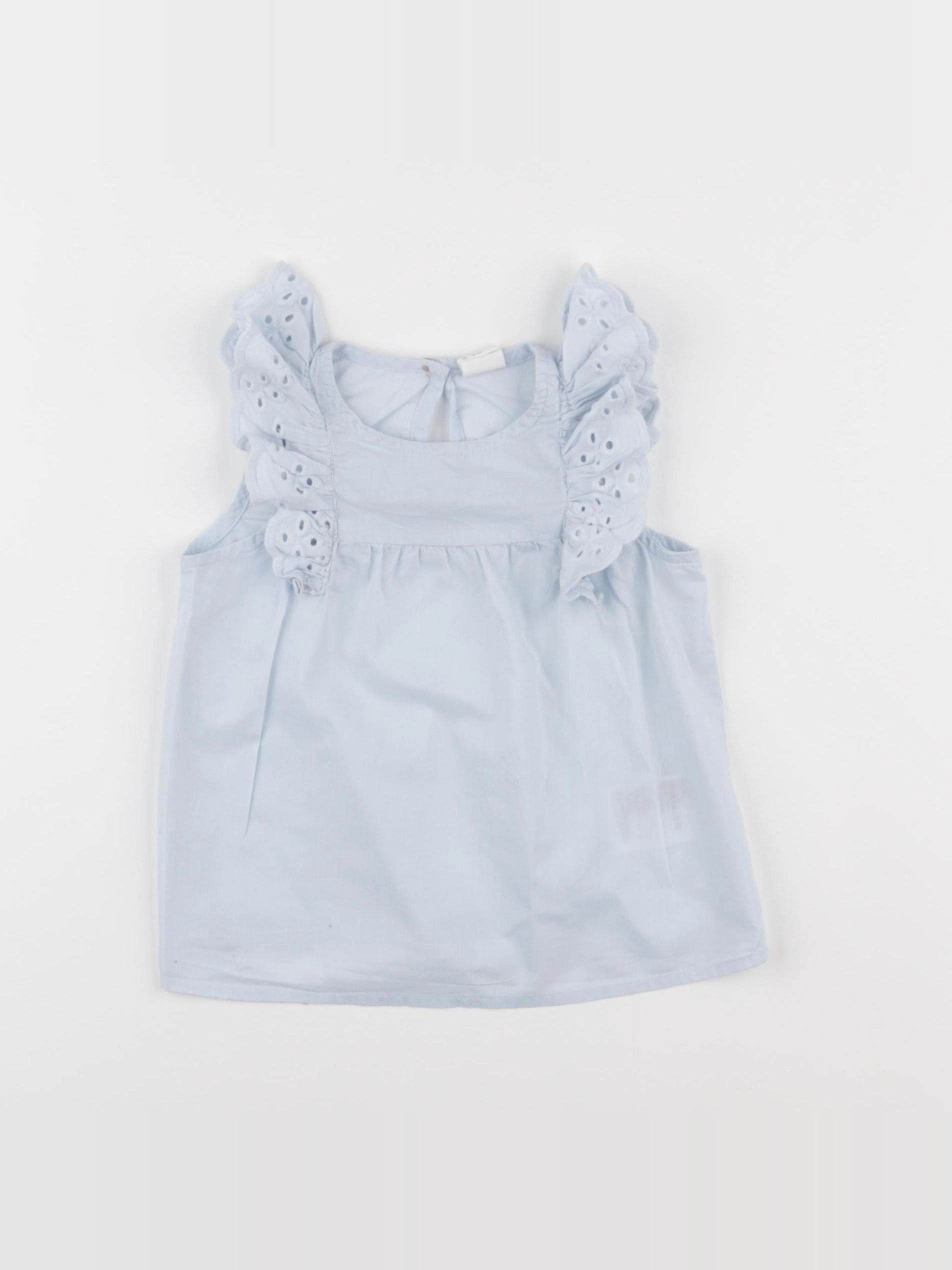 H&M - robe bleu - 6/9 mois