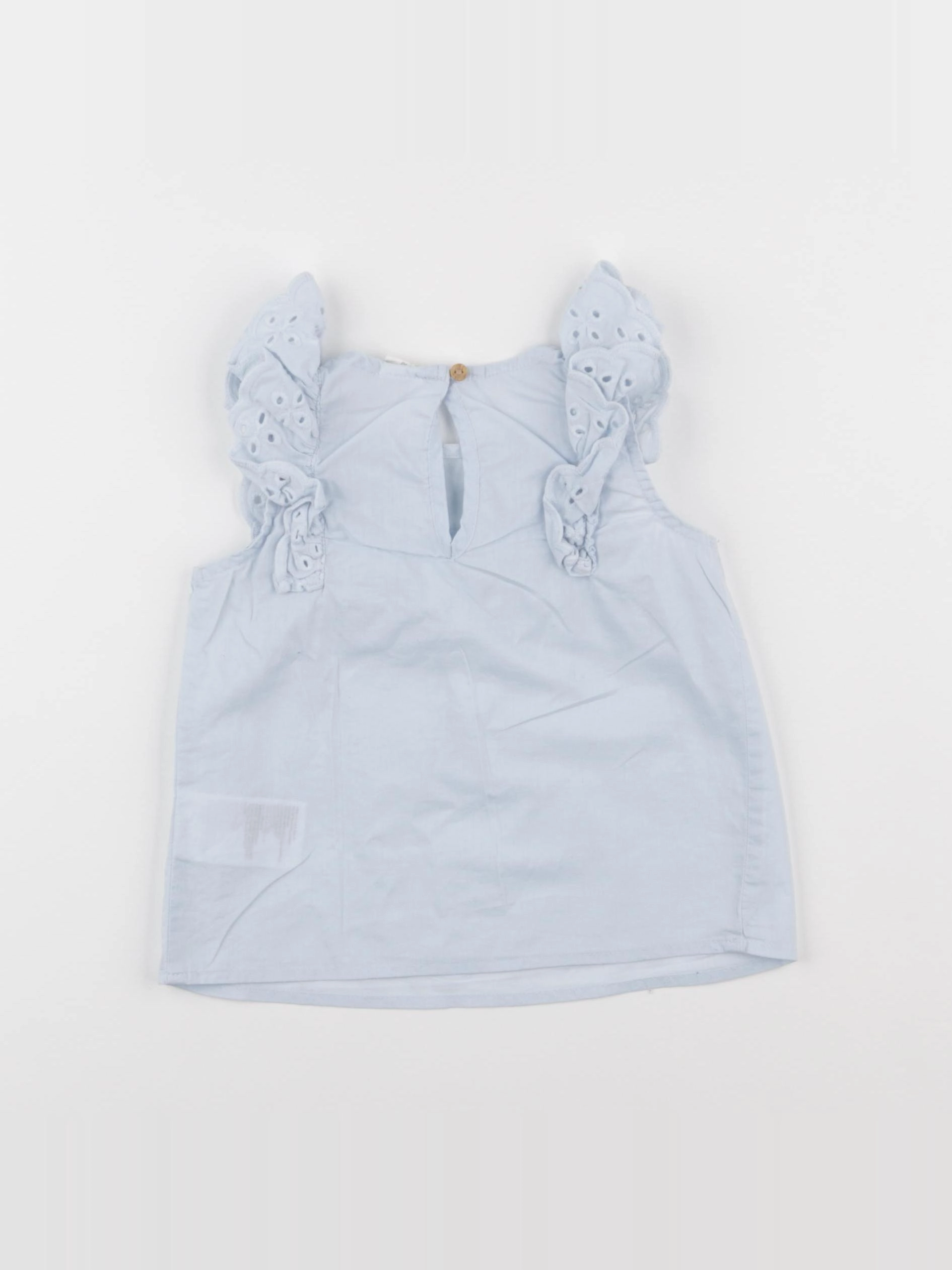H&M - robe bleu - 6/9 mois