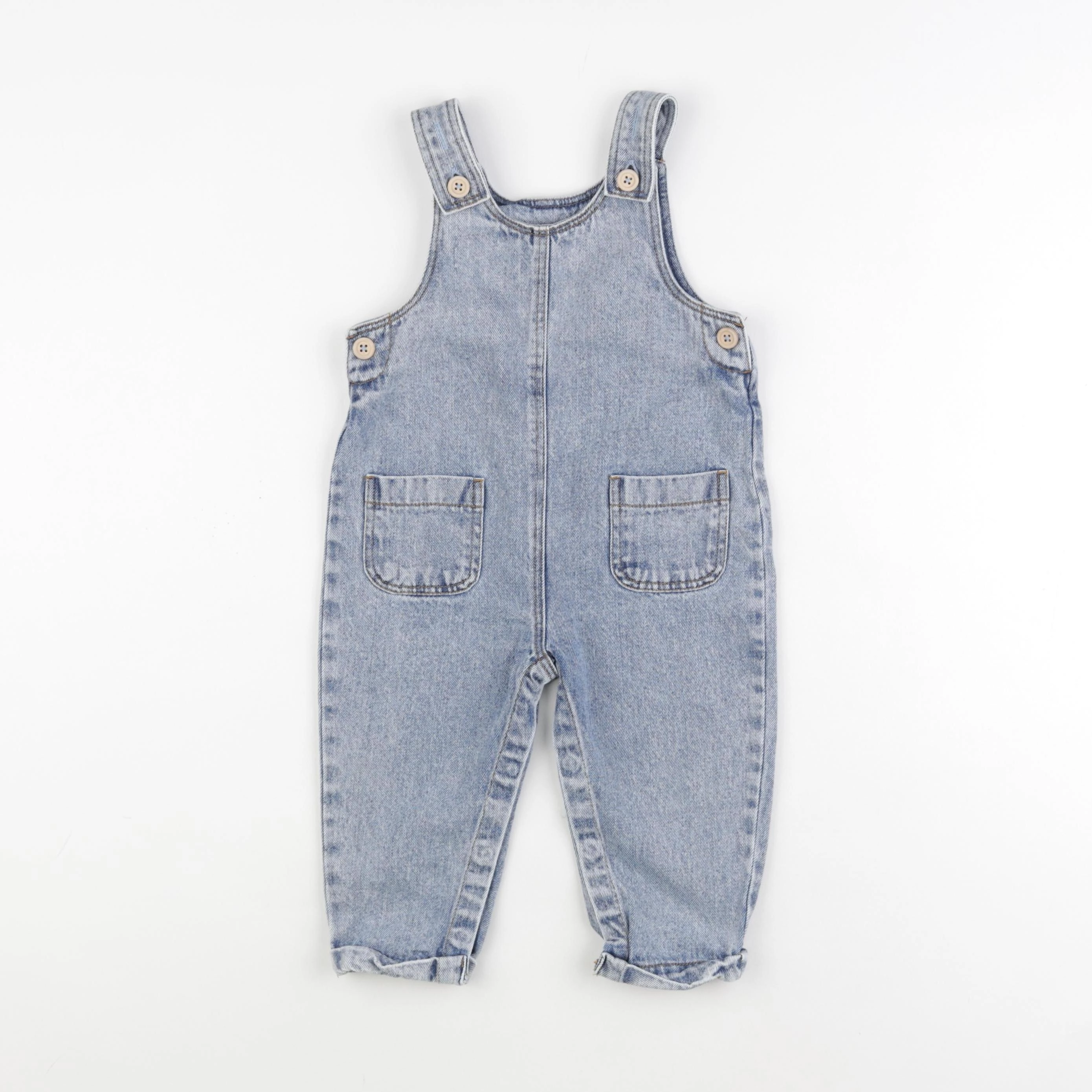 Boutchou - salopette bleu - 12 mois