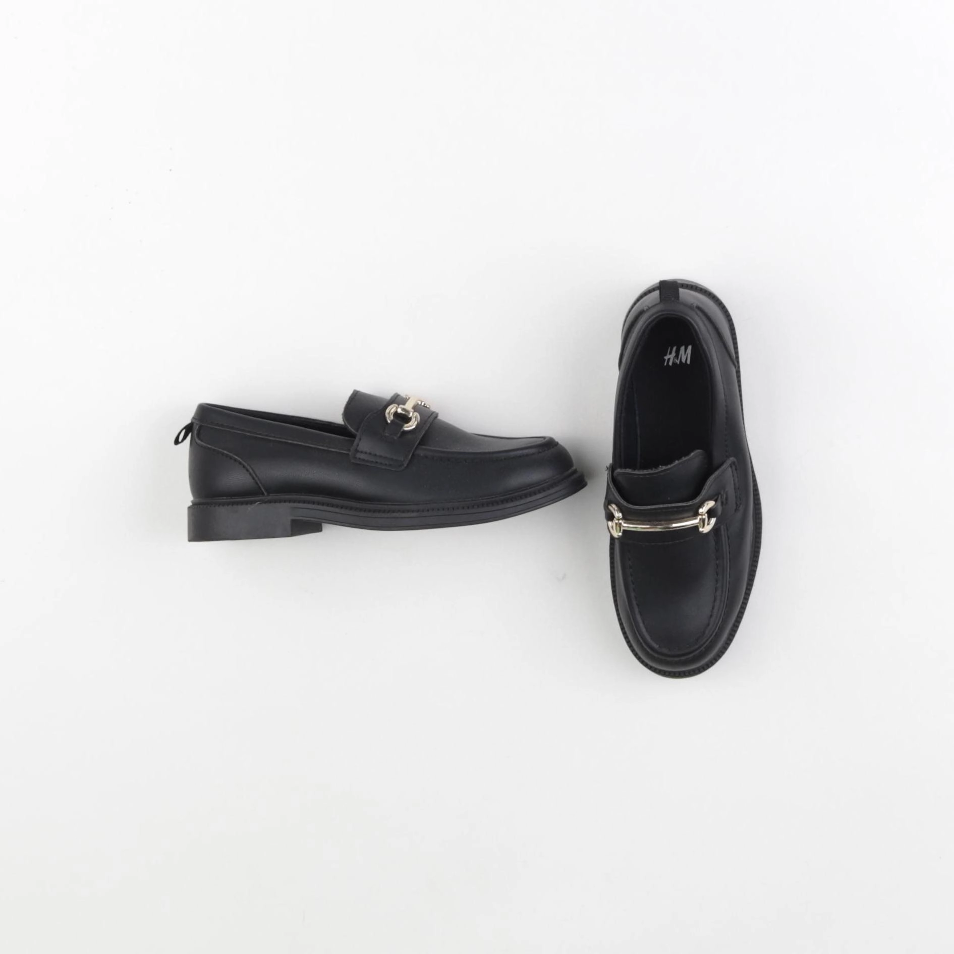 H&M - mocassins noir - pointure 30