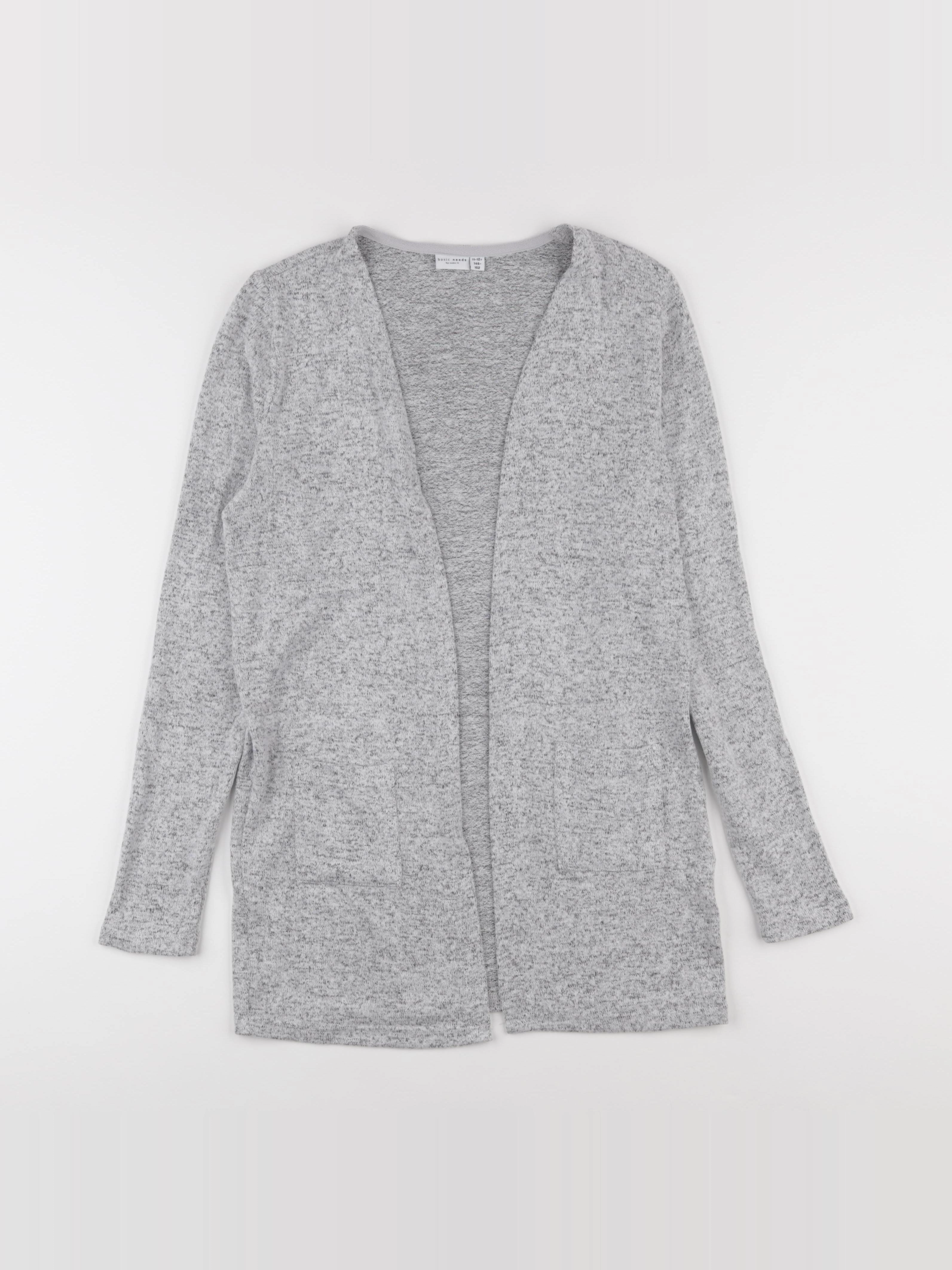 Name it - gilet gris - 11/12 ans