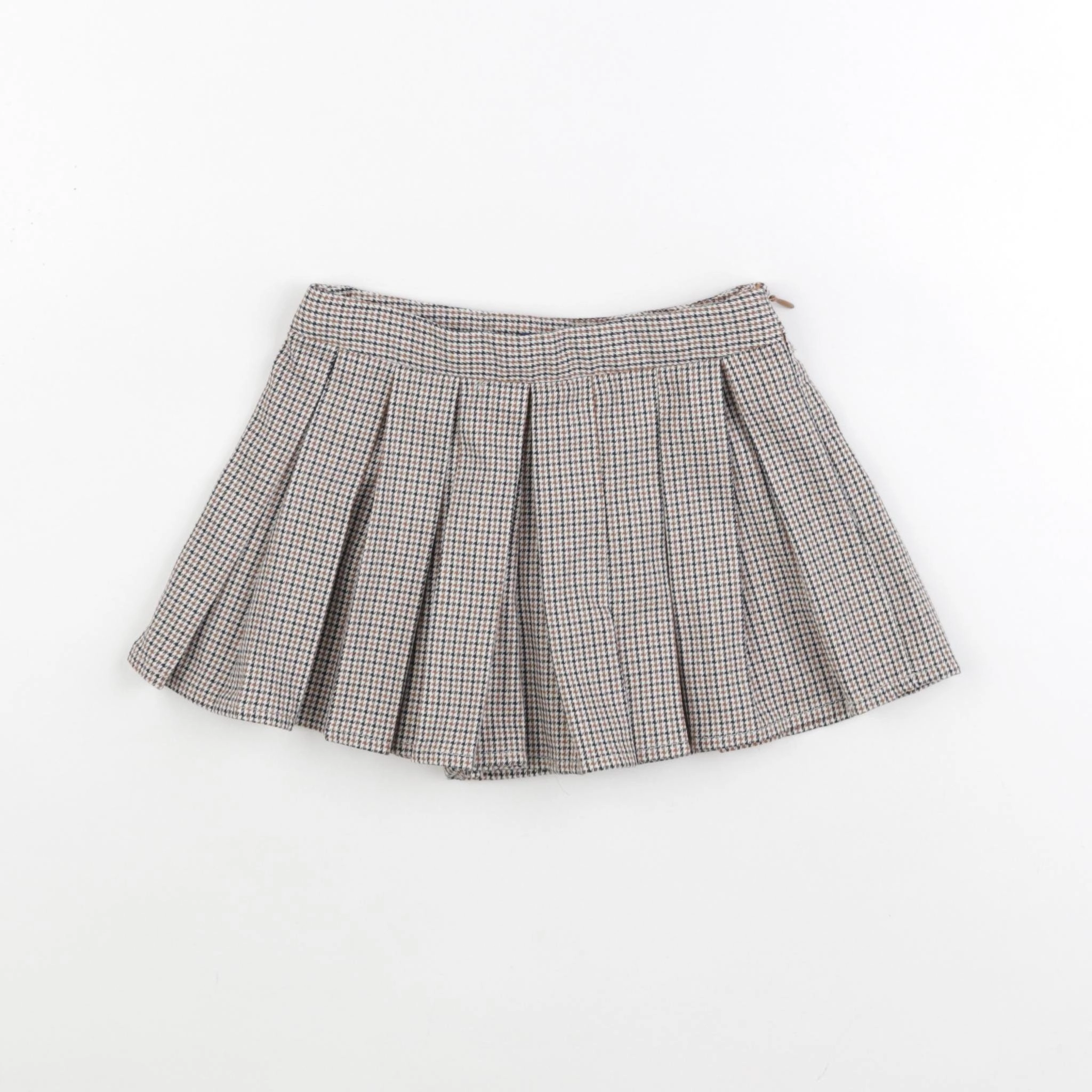 Okaidi - jupe short beige, marron - 3 ans