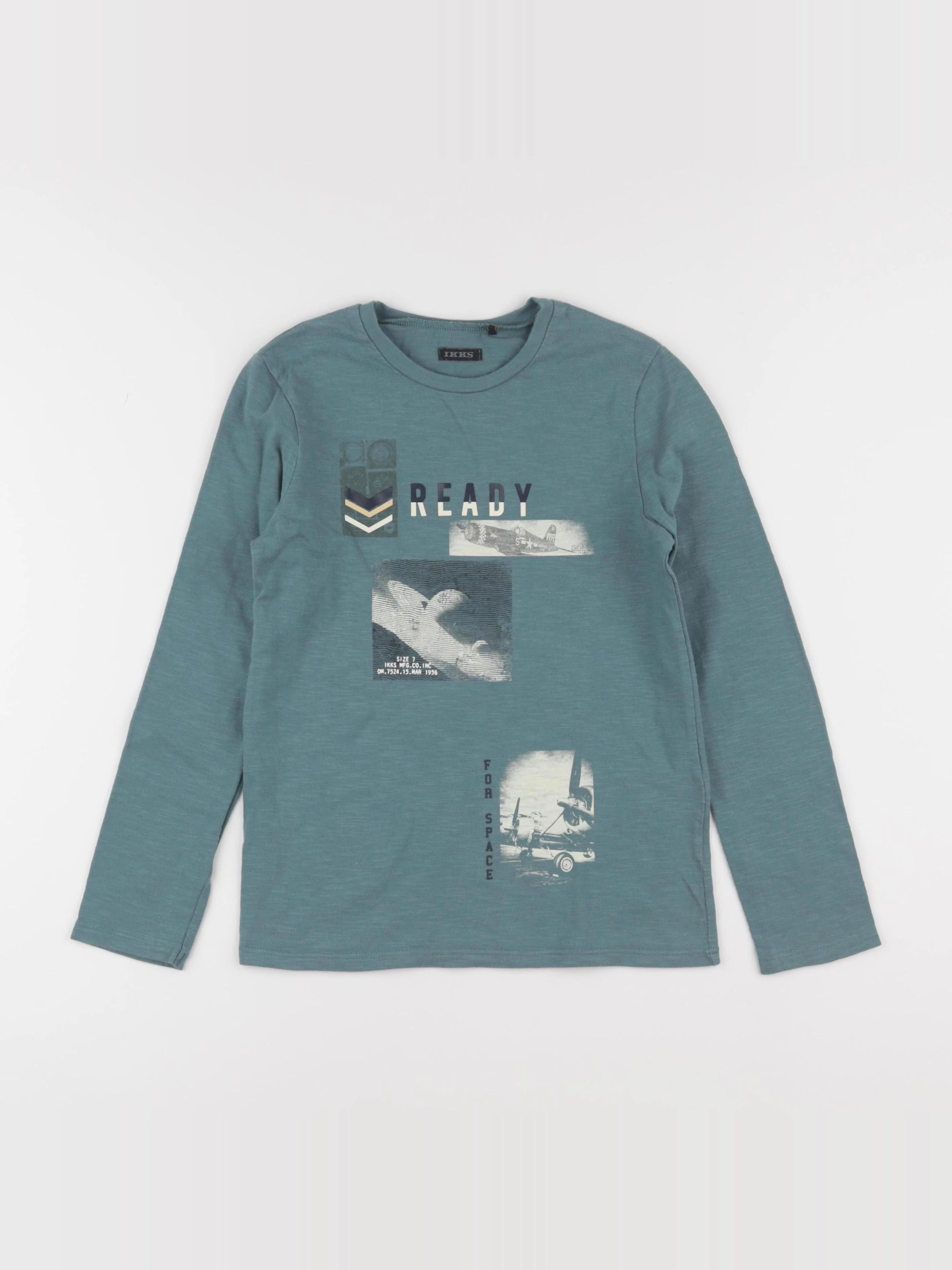 IKKS - tee-shirt bleu - 8 ans