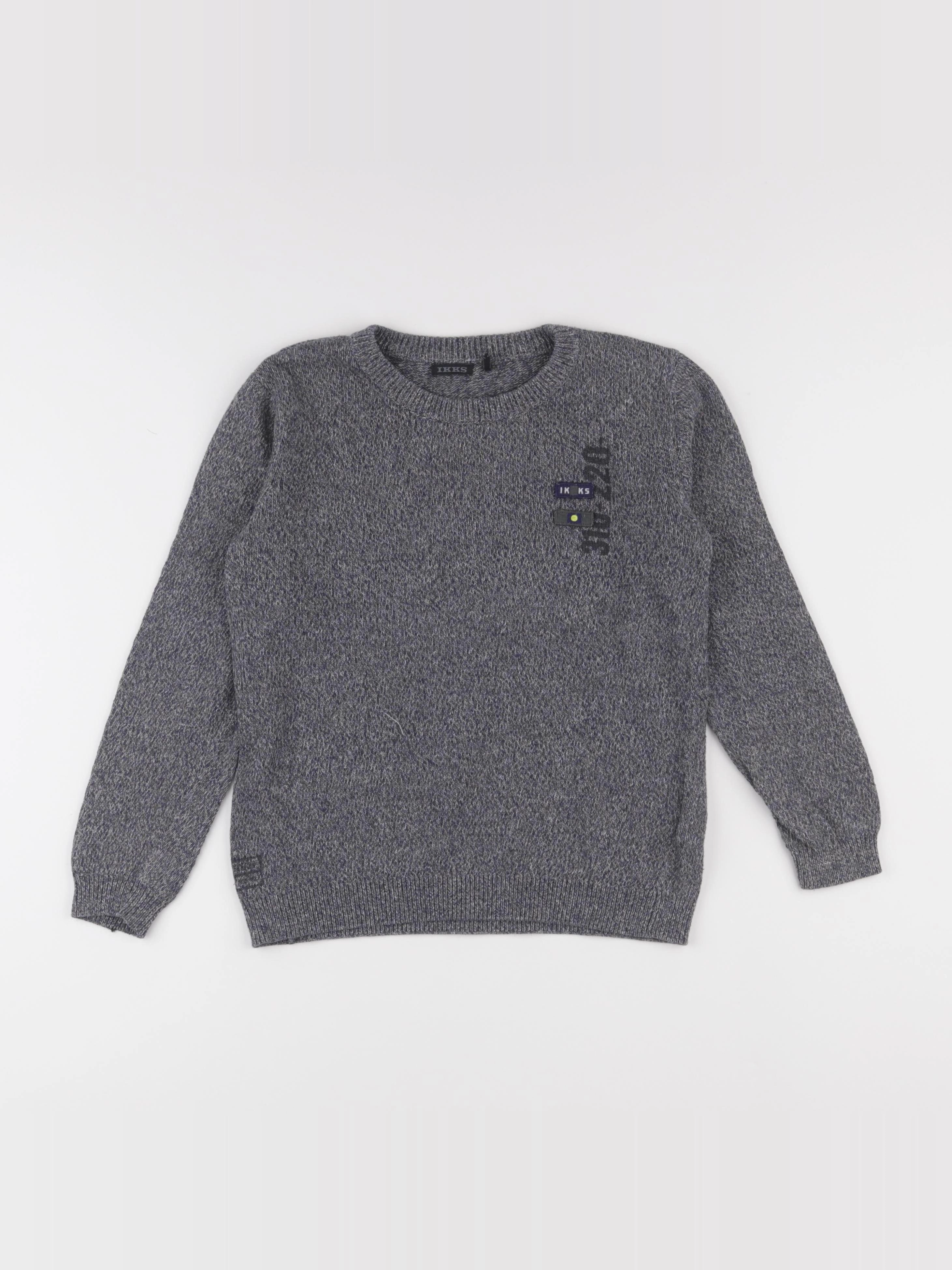 IKKS - pull gris - 8 ans
