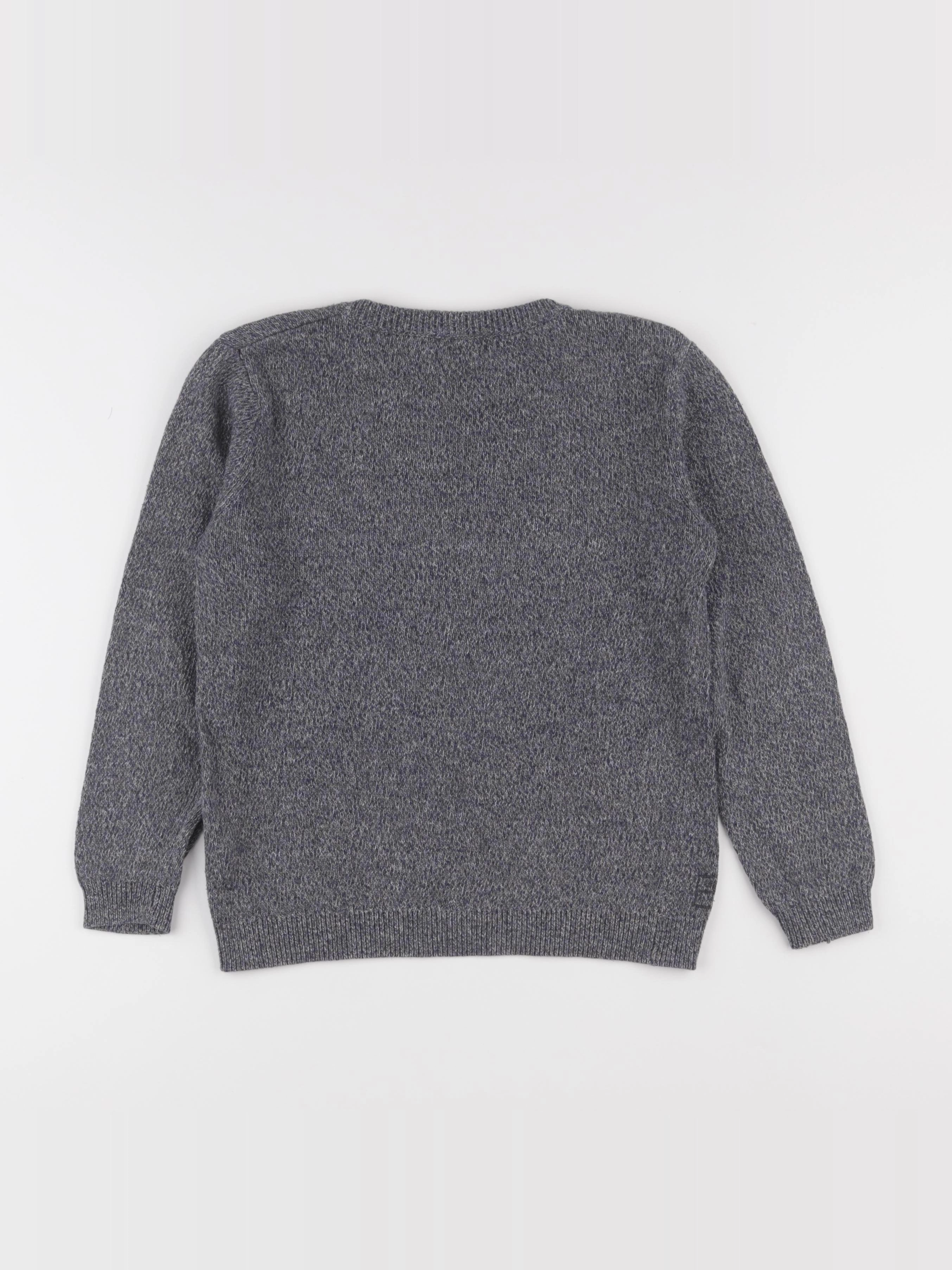 IKKS - pull gris - 8 ans