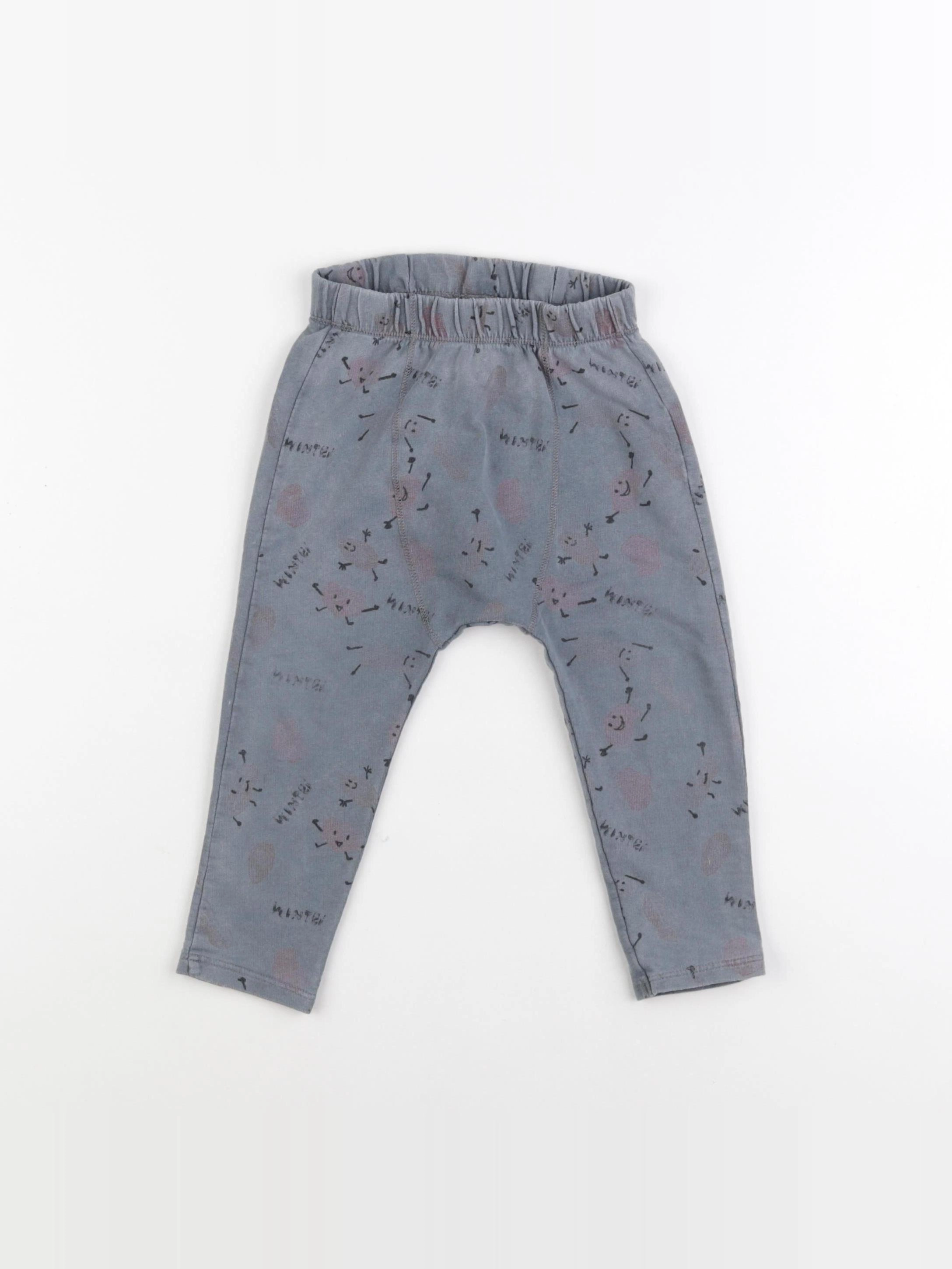 Zara - legging gris - 18/24 mois