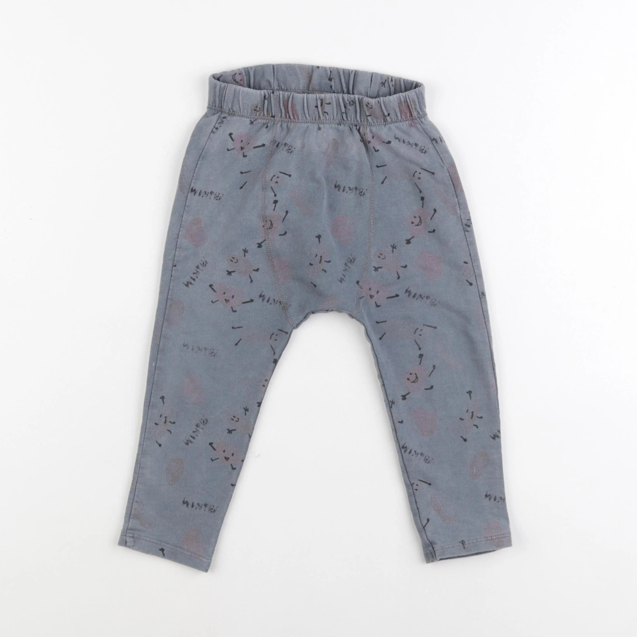 Zara - legging gris - 18/24 mois
