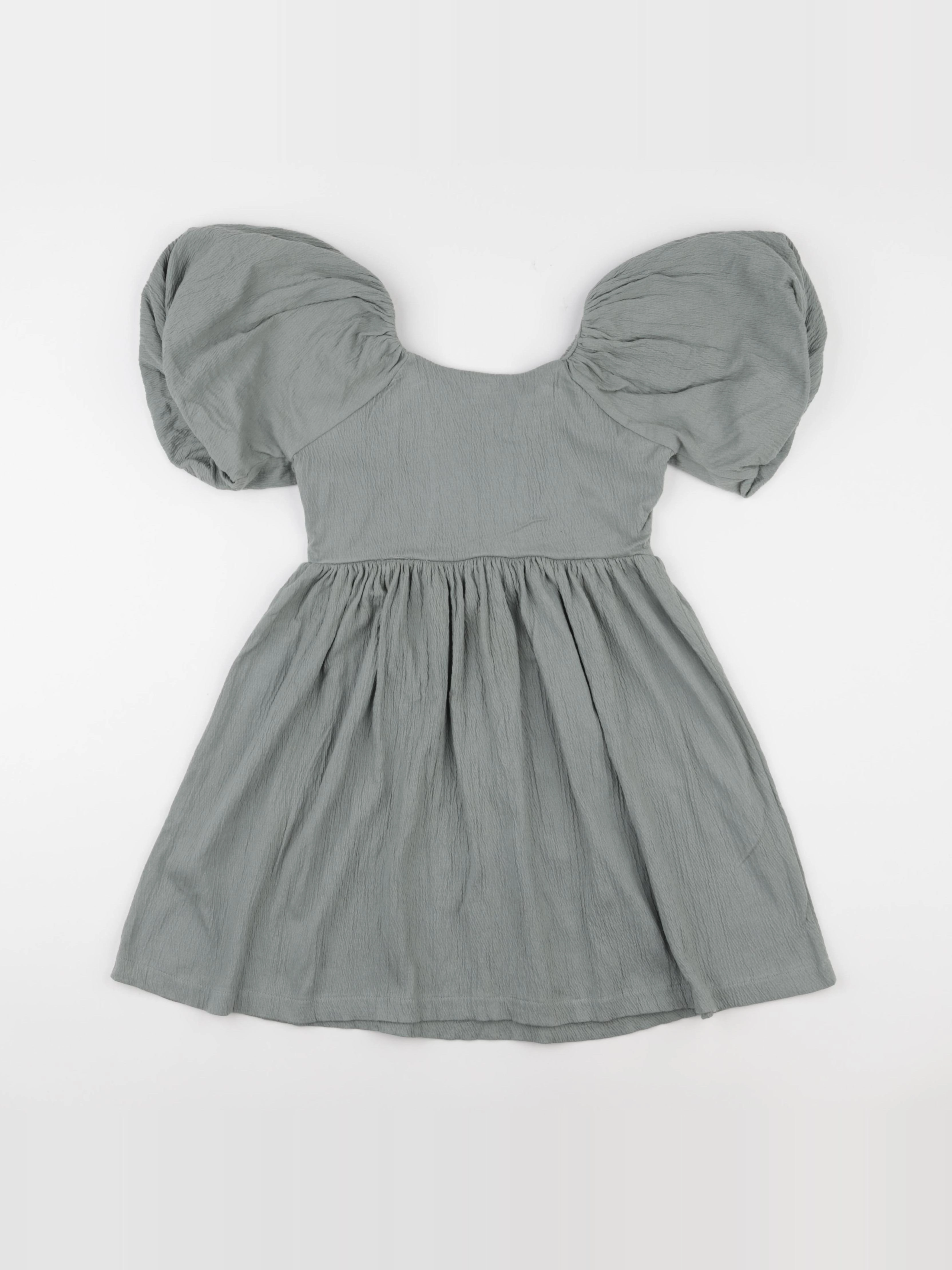 Vertbaudet - robe vert - 8 ans