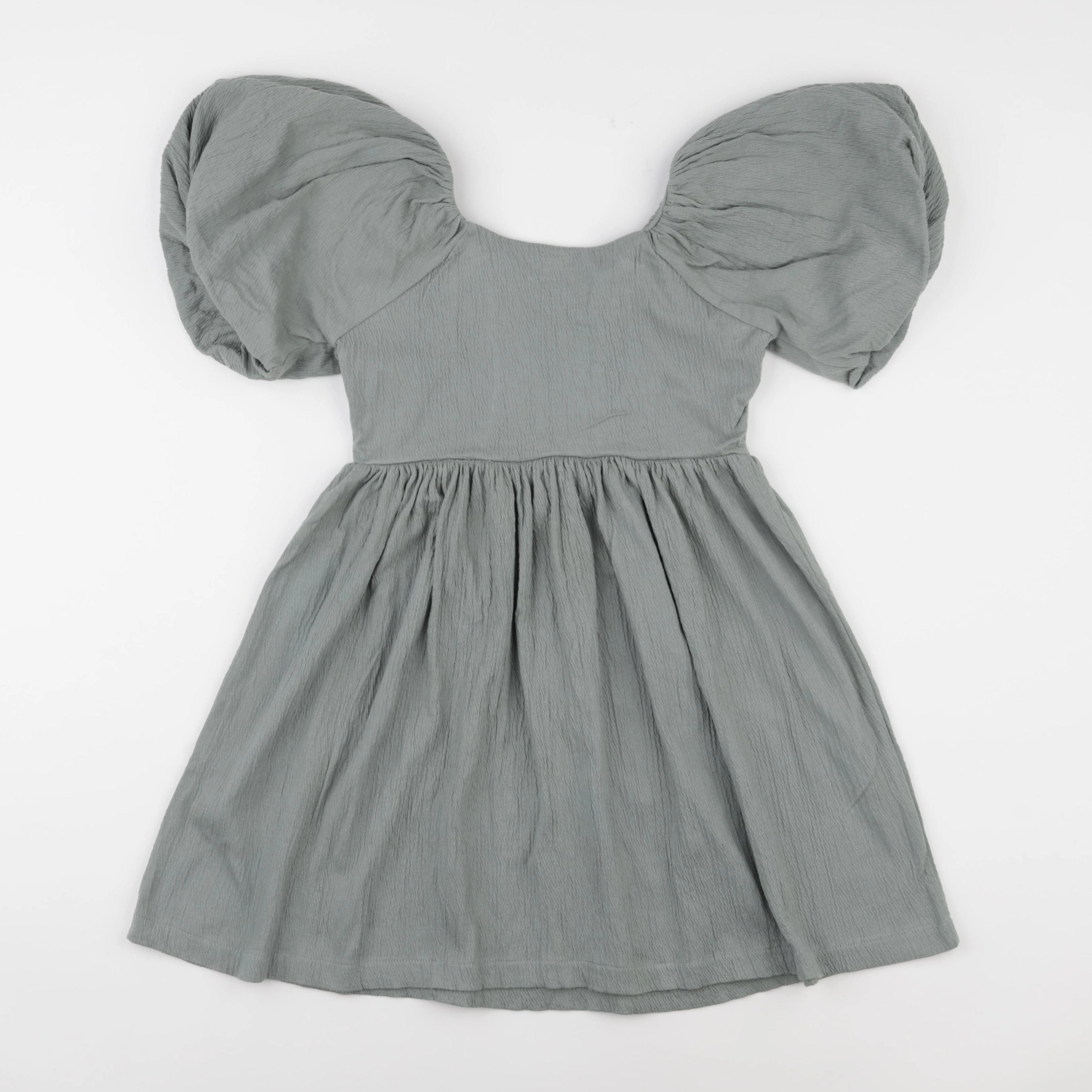 Vertbaudet - robe vert - 8 ans