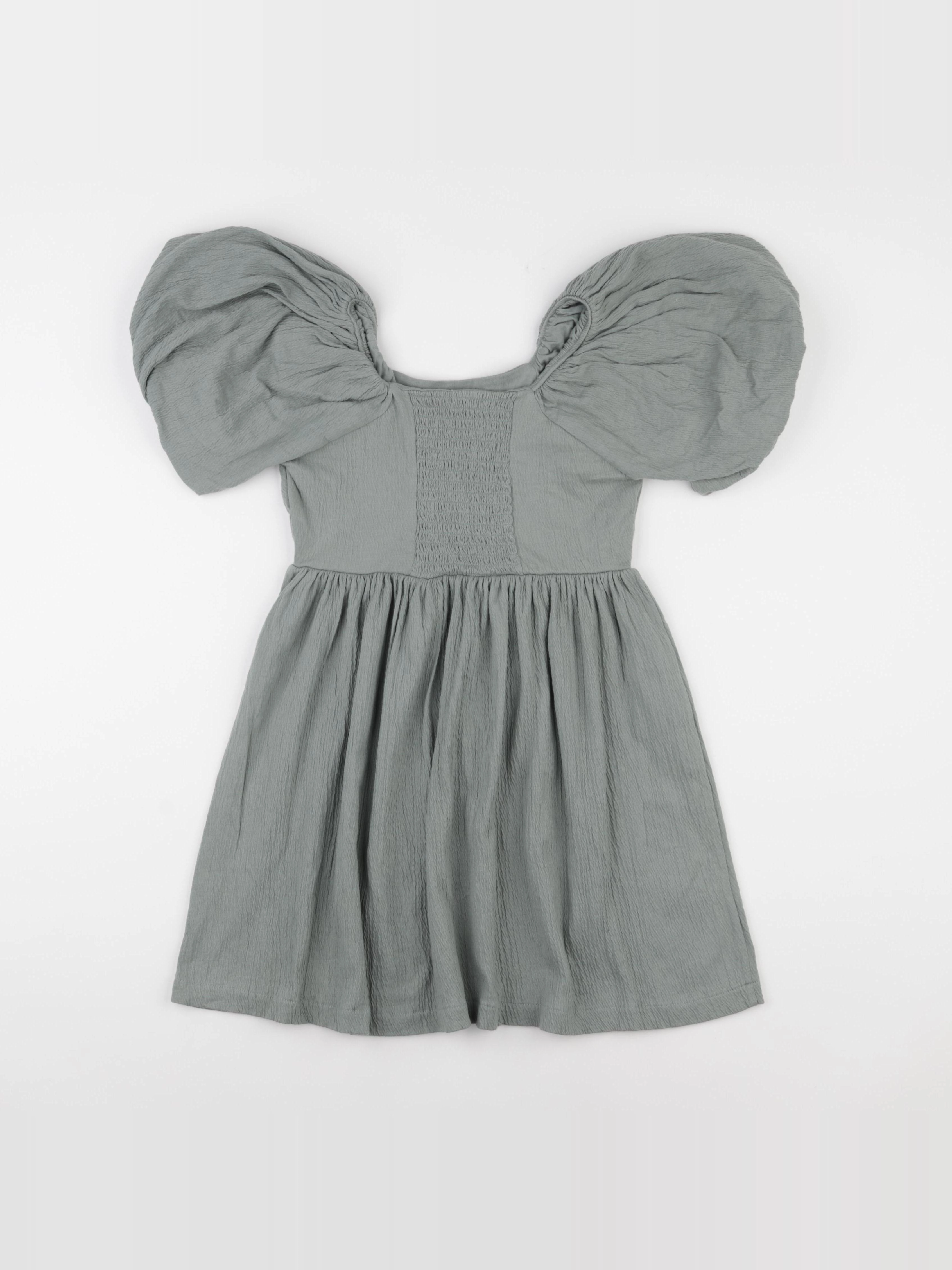 Vertbaudet - robe vert - 8 ans