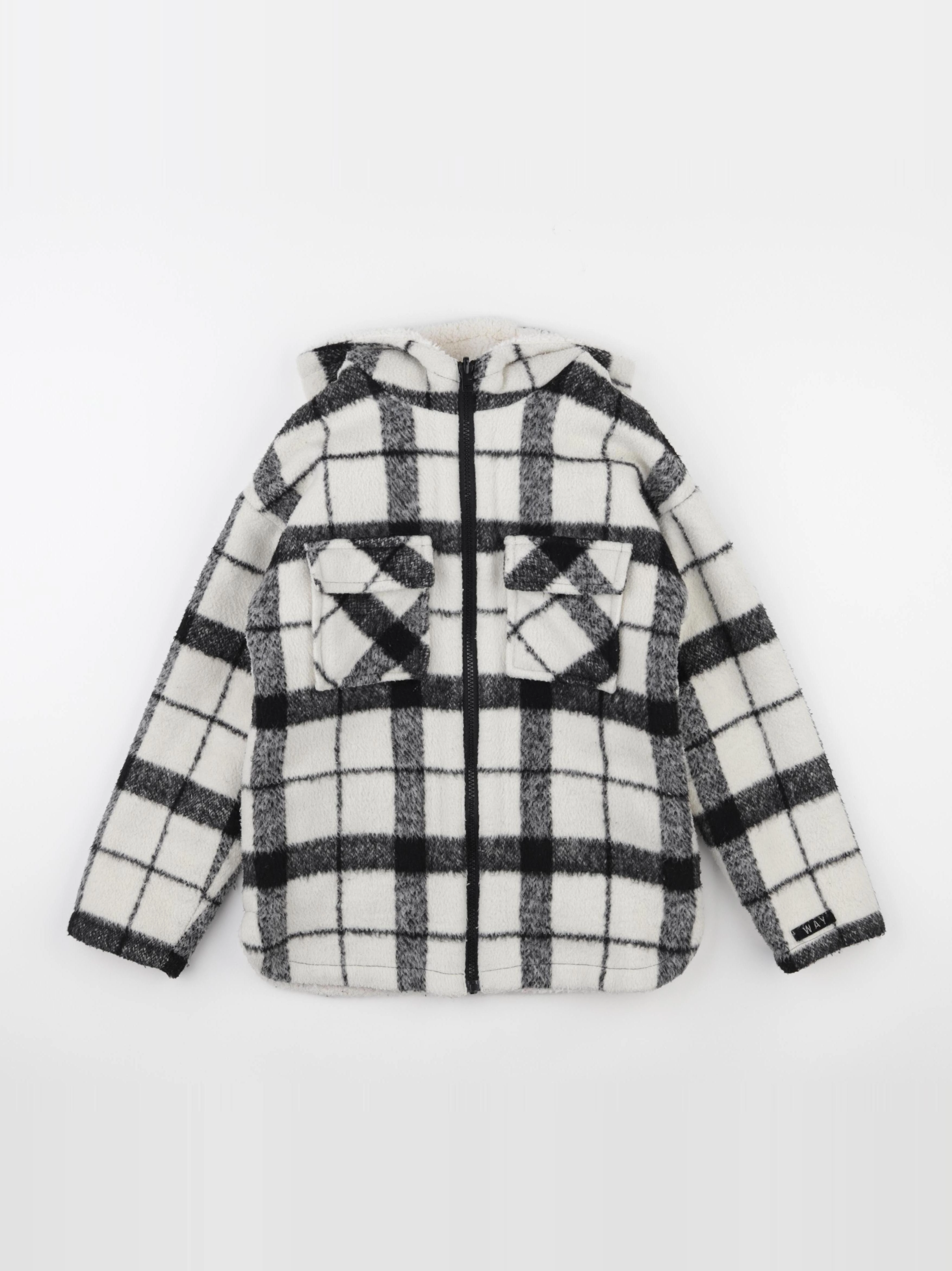 IKKS - manteau réversible blanc - 10 ans