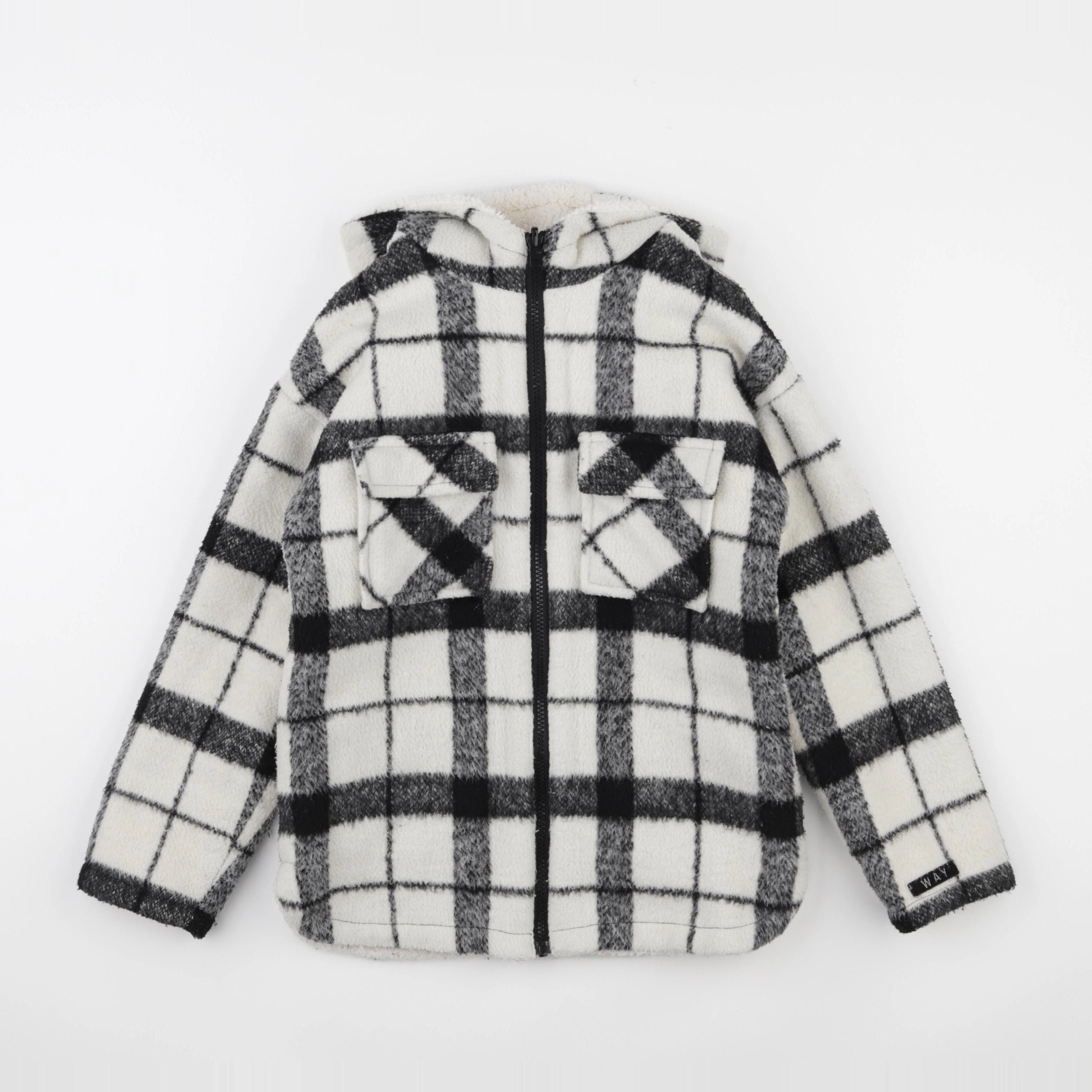 IKKS - manteau réversible blanc - 10 ans
