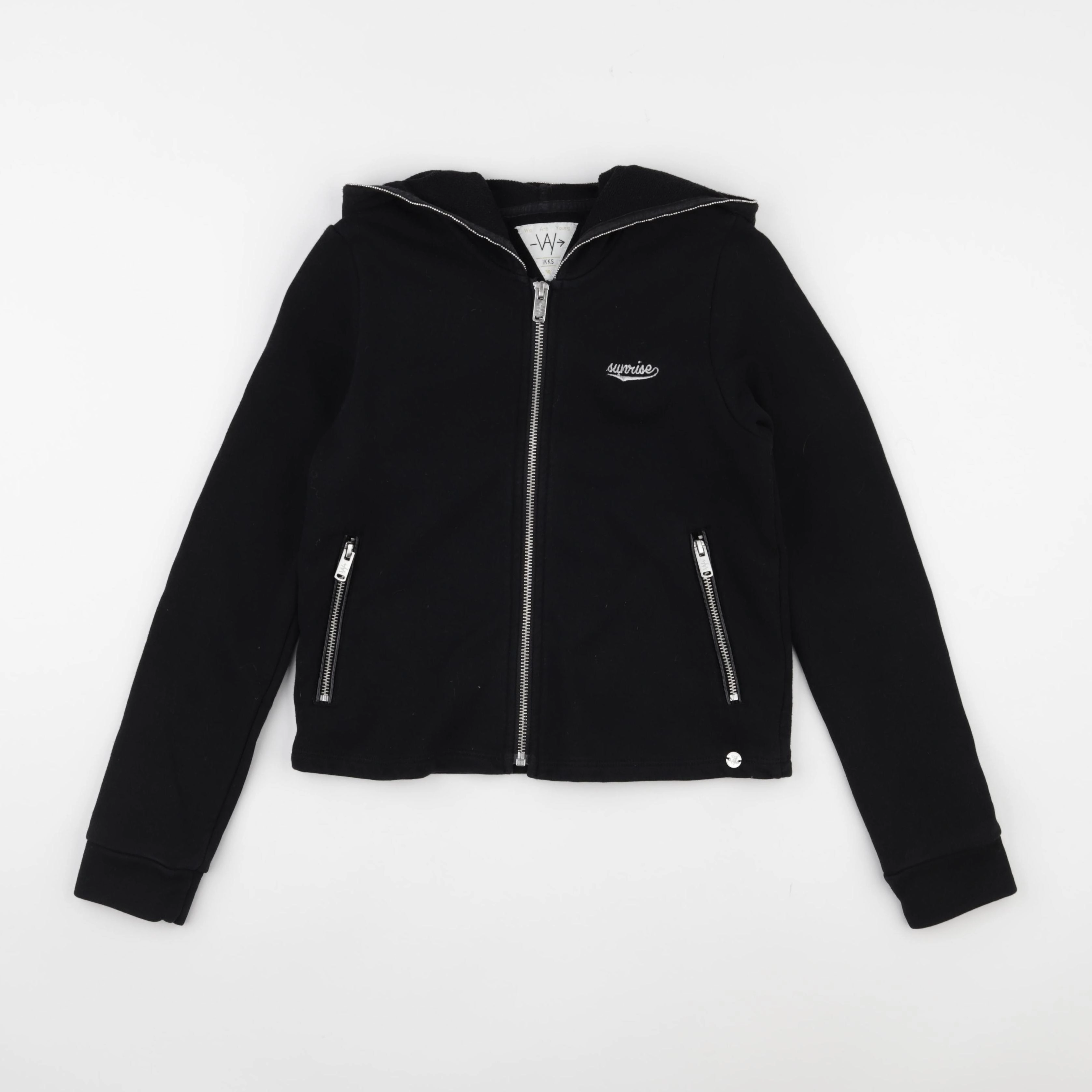IKKS - sweat noir - 12 ans