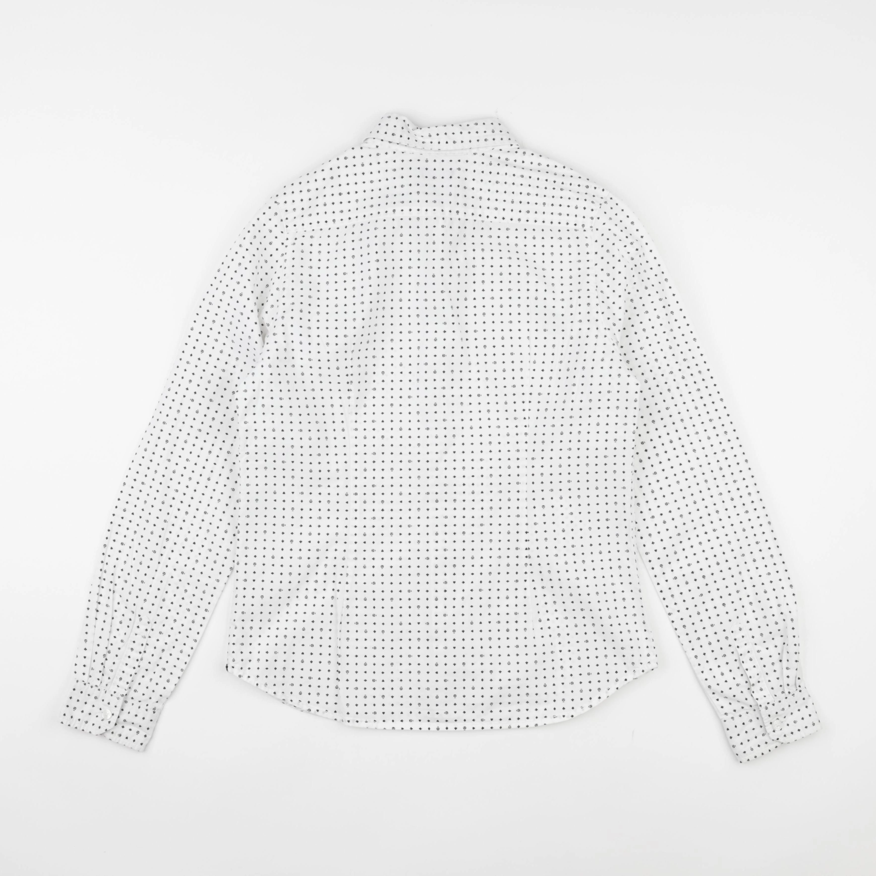 IKKS - chemise bleu, blanc - 12 ans