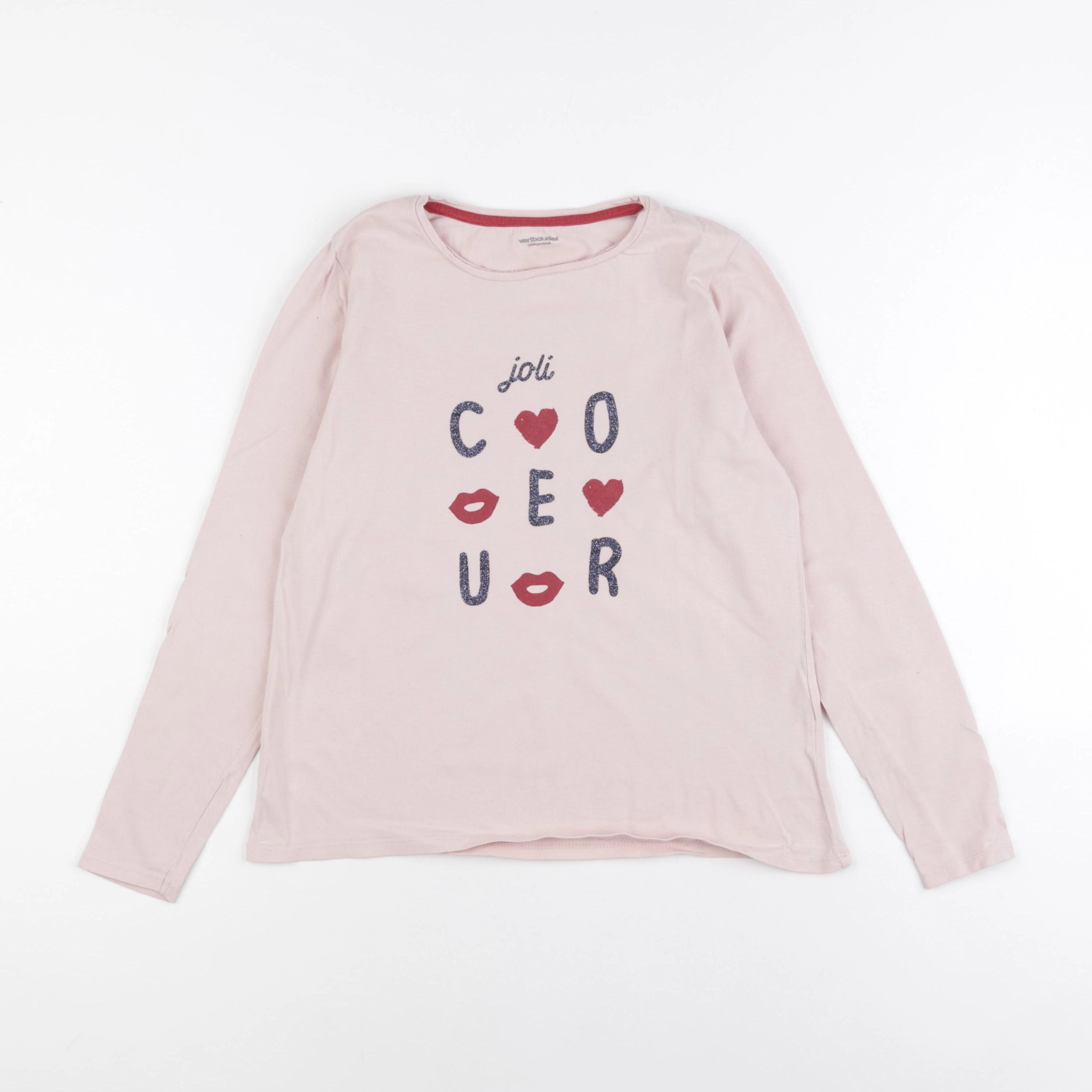 Vertbaudet - tee-shirt rose - 12 ans