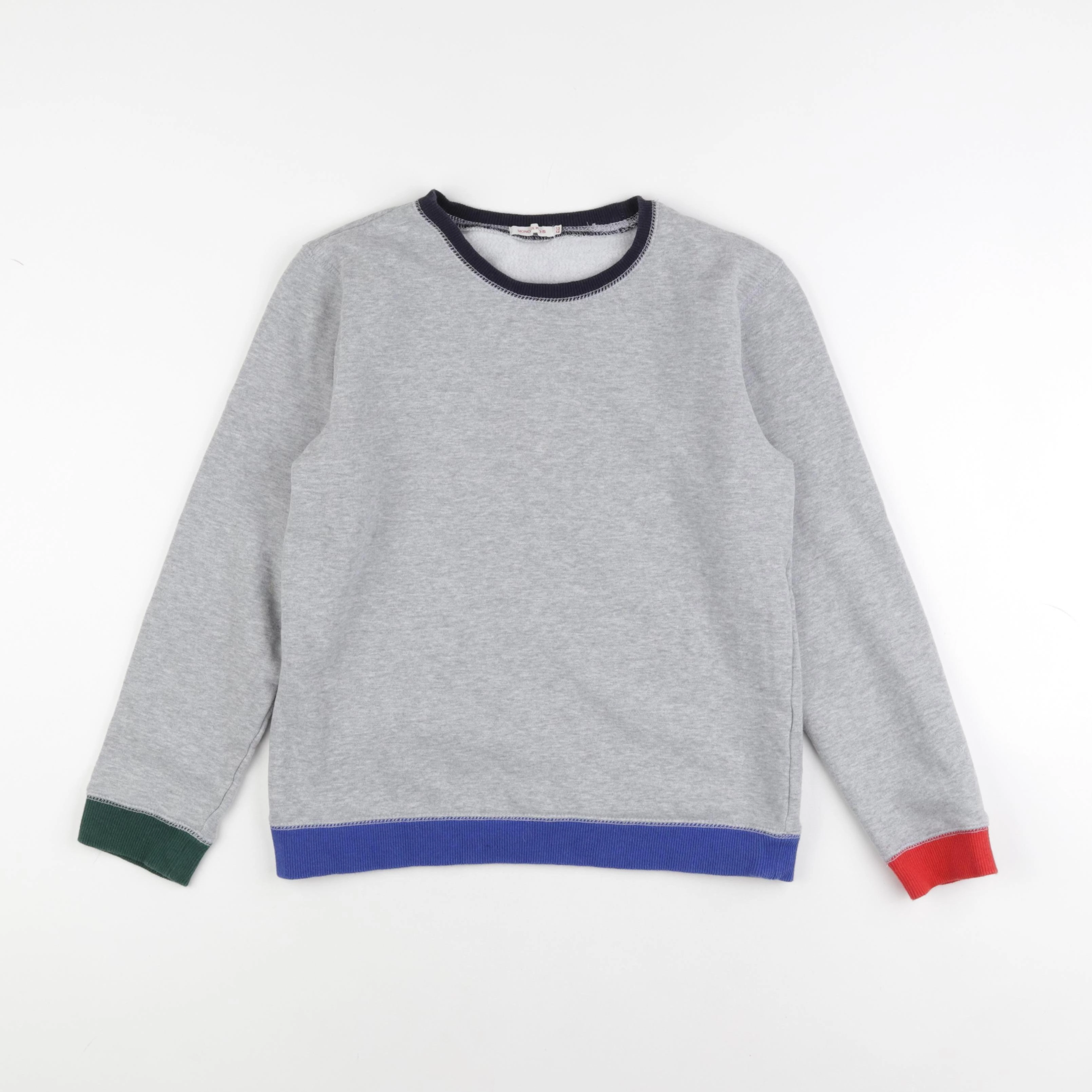 Monoprix - sweat gris - 13/14 ans