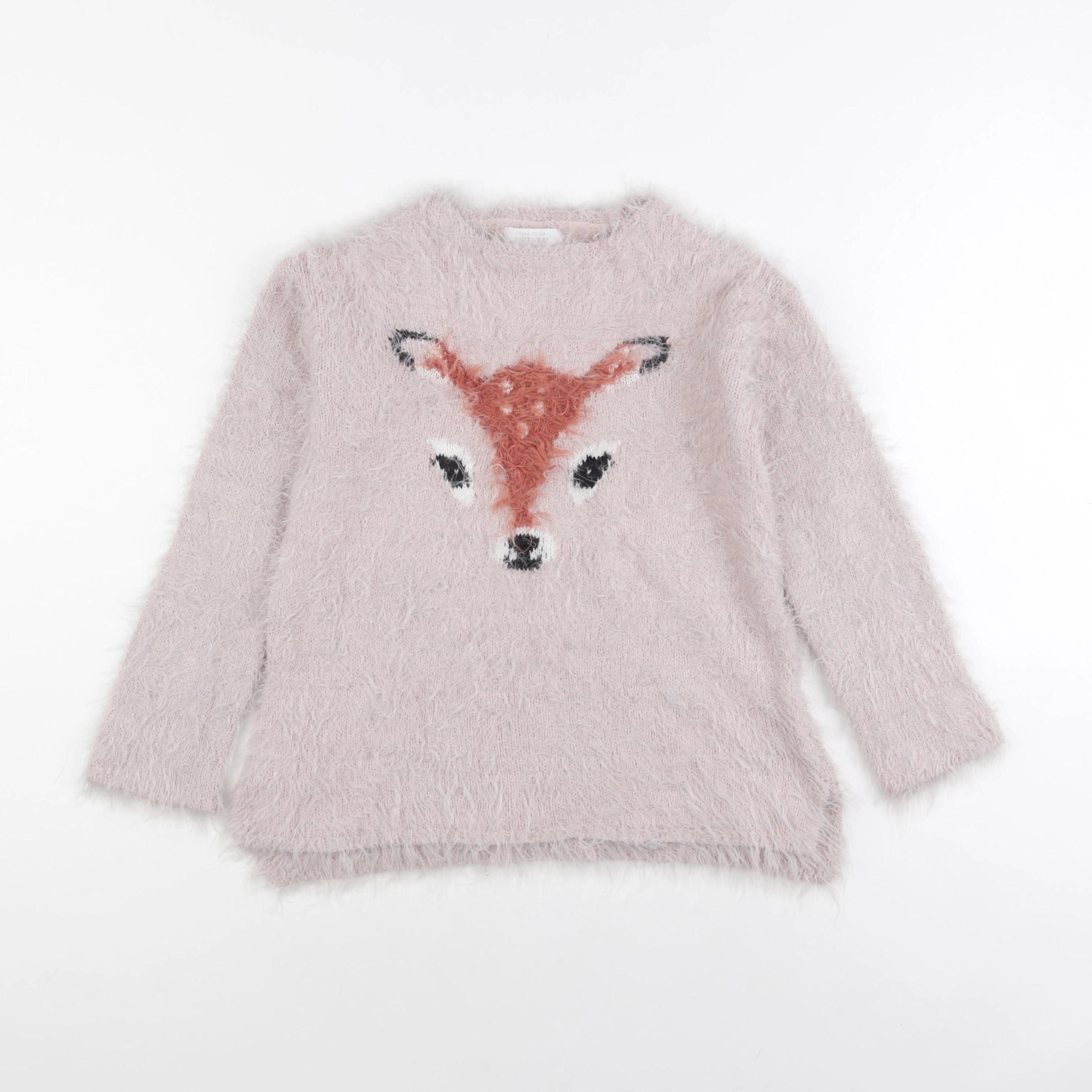 Zara - pull rose - 8 ans