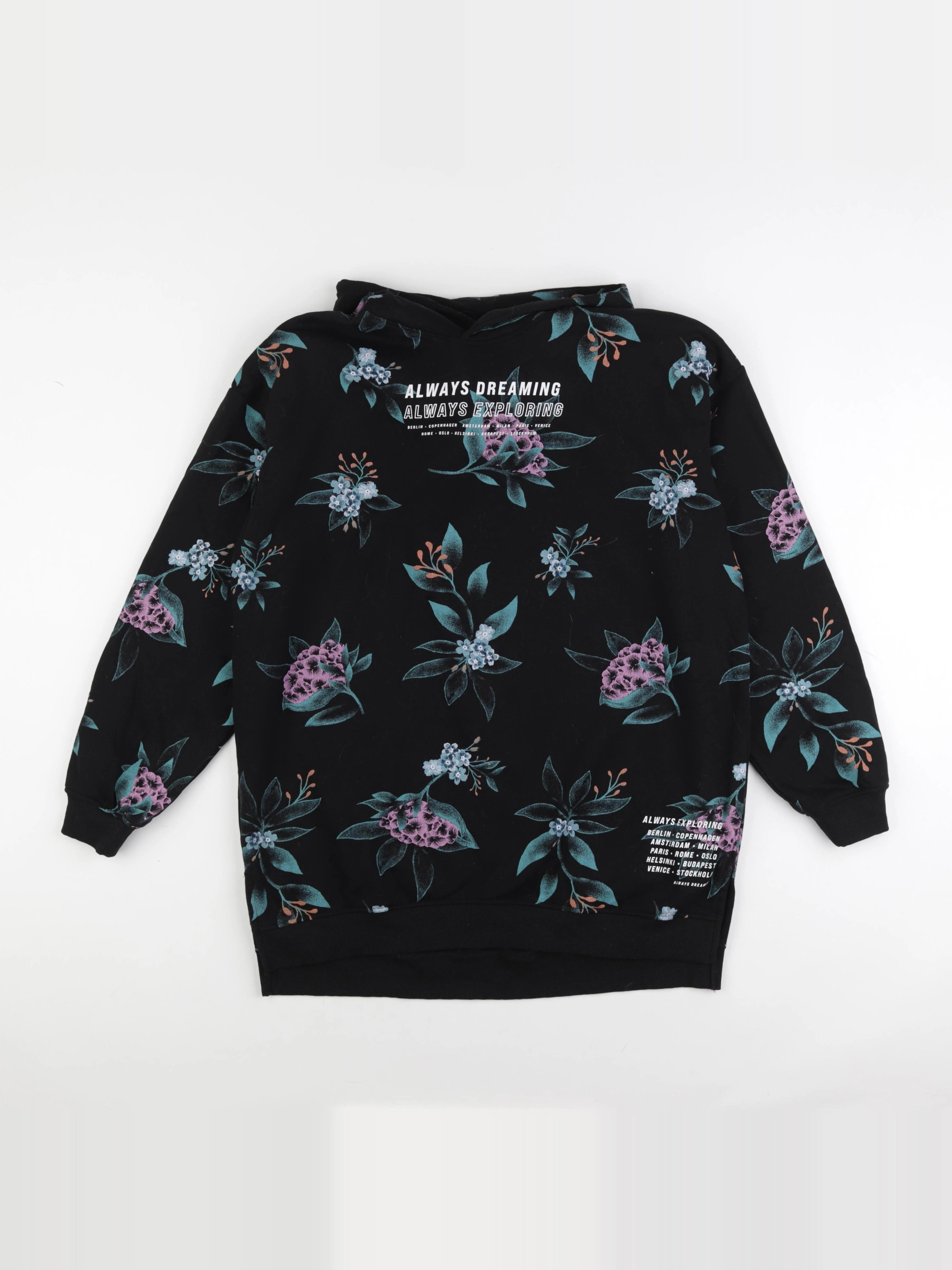 H&M - sweat noir - 14 ans