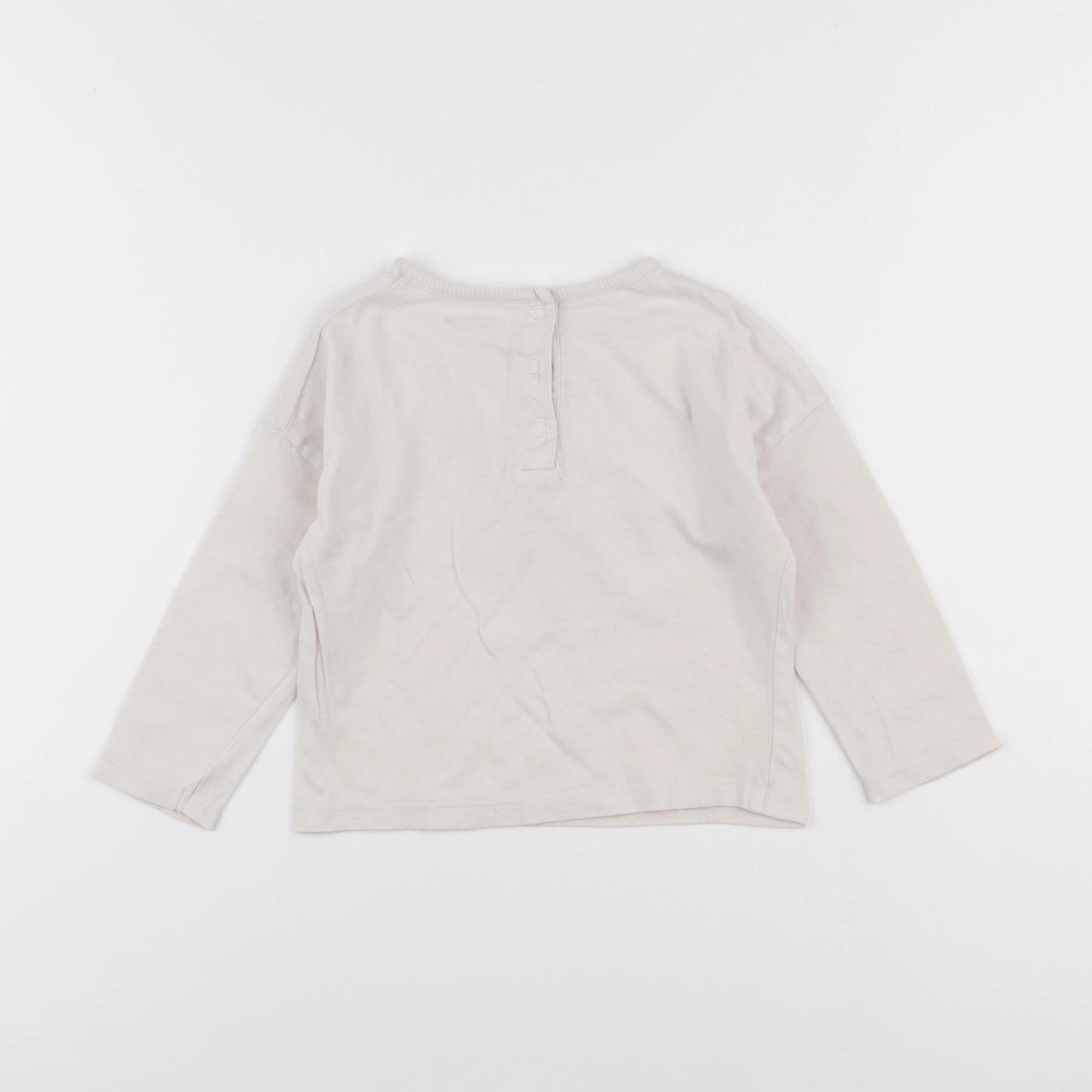 Vertbaudet - tee-shirt beige - 2 ans