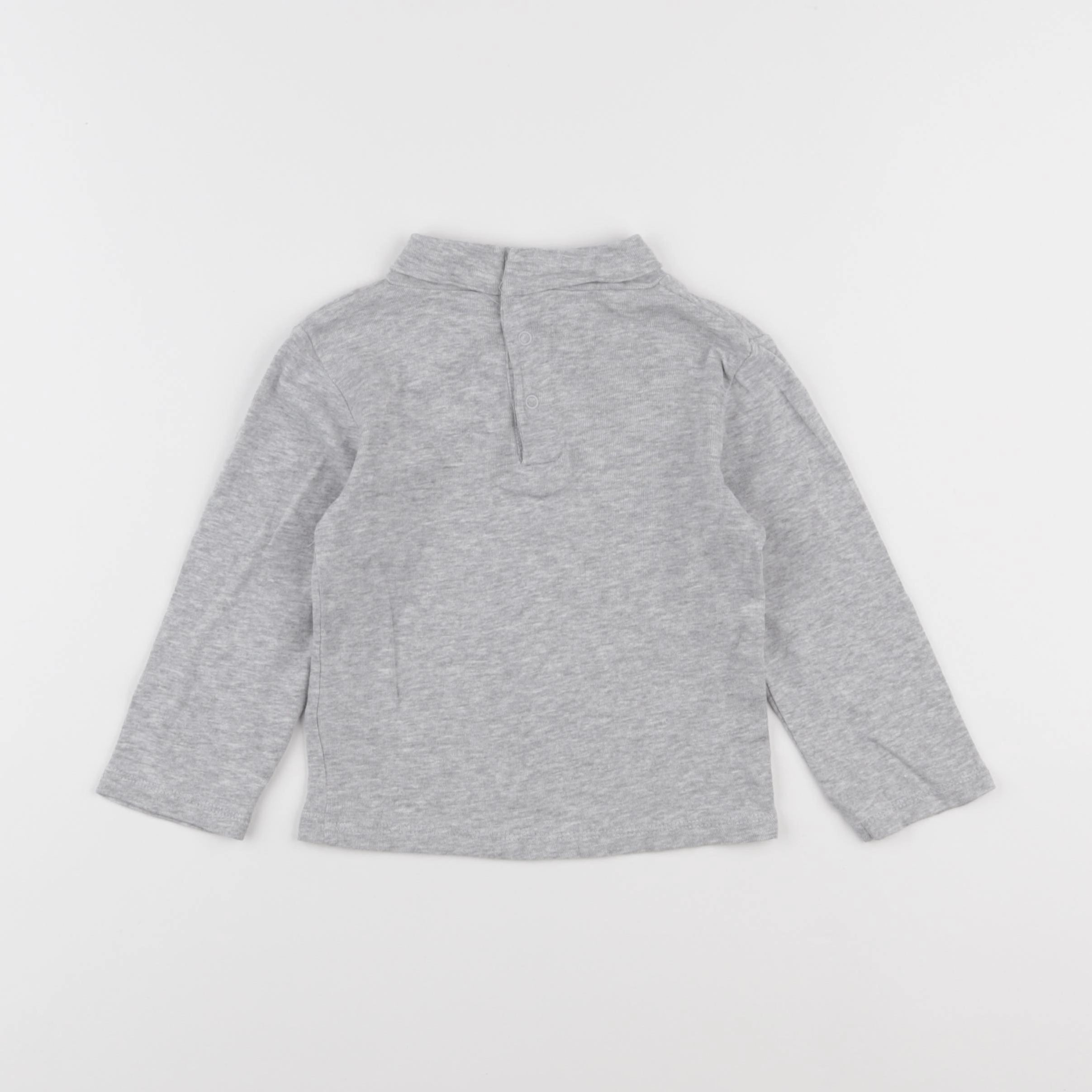 Vertbaudet - sous-pull gris - 2 ans