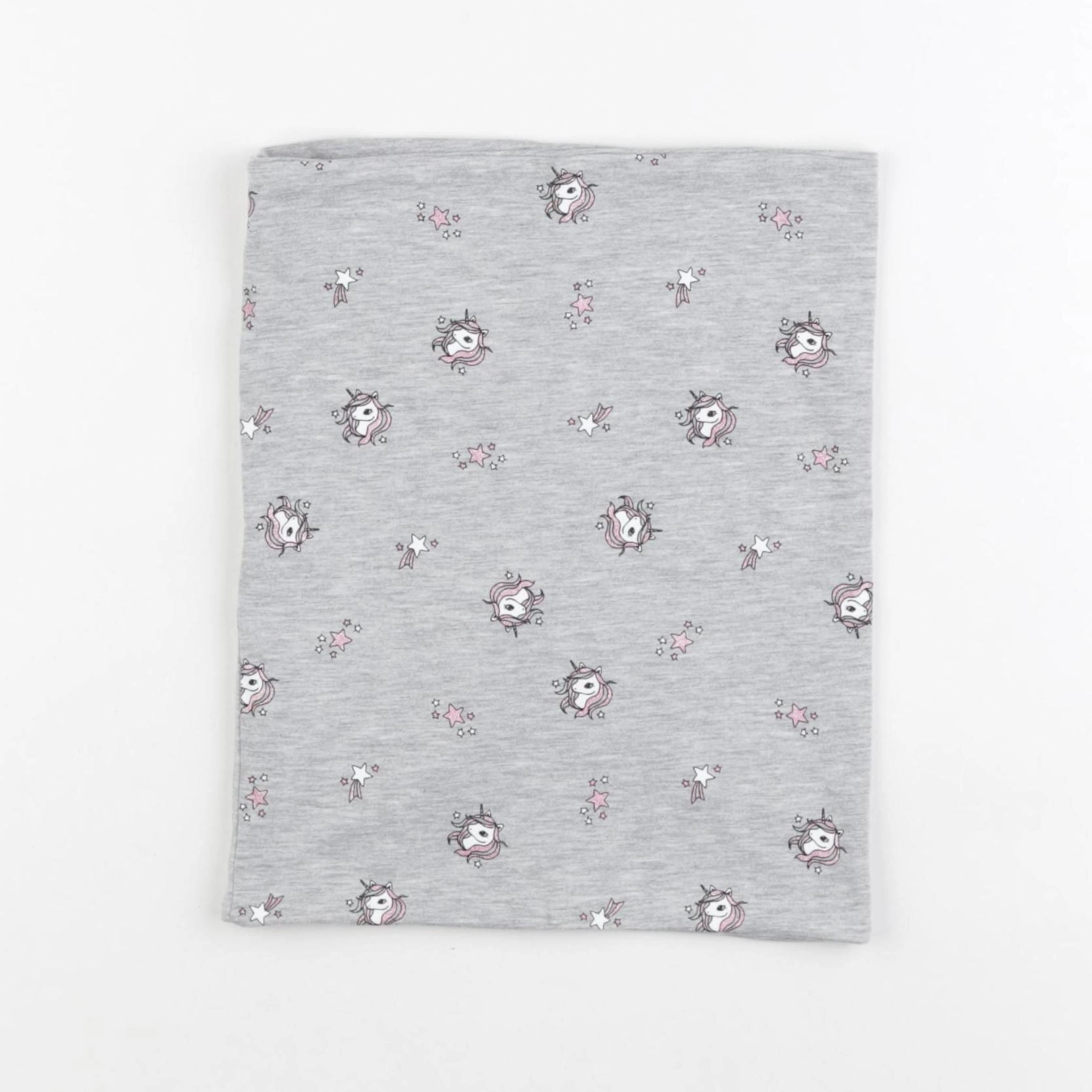 H&M - tour de cou gris, rose - 3/4 ans