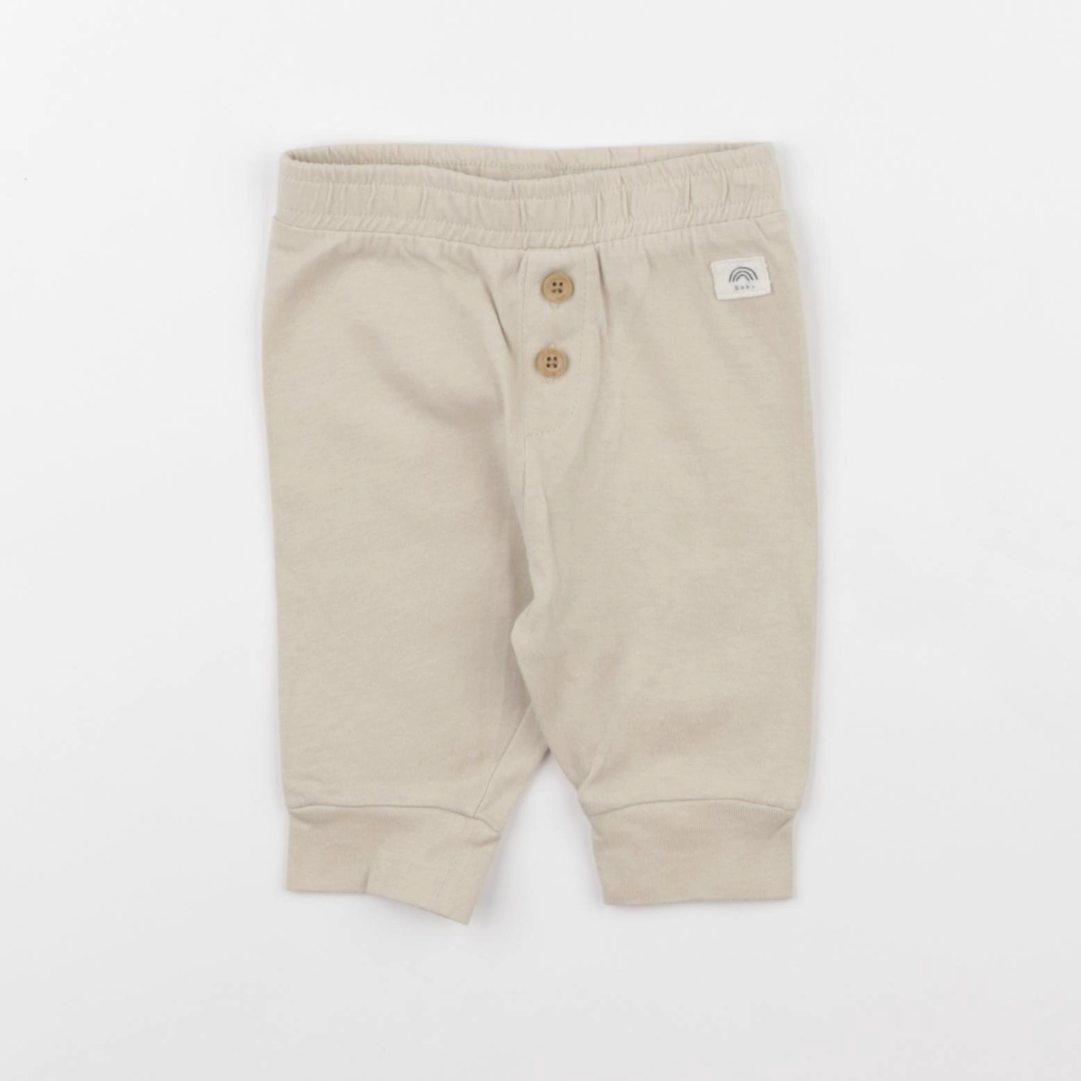 La Redoute - pantalon beige - 1 mois