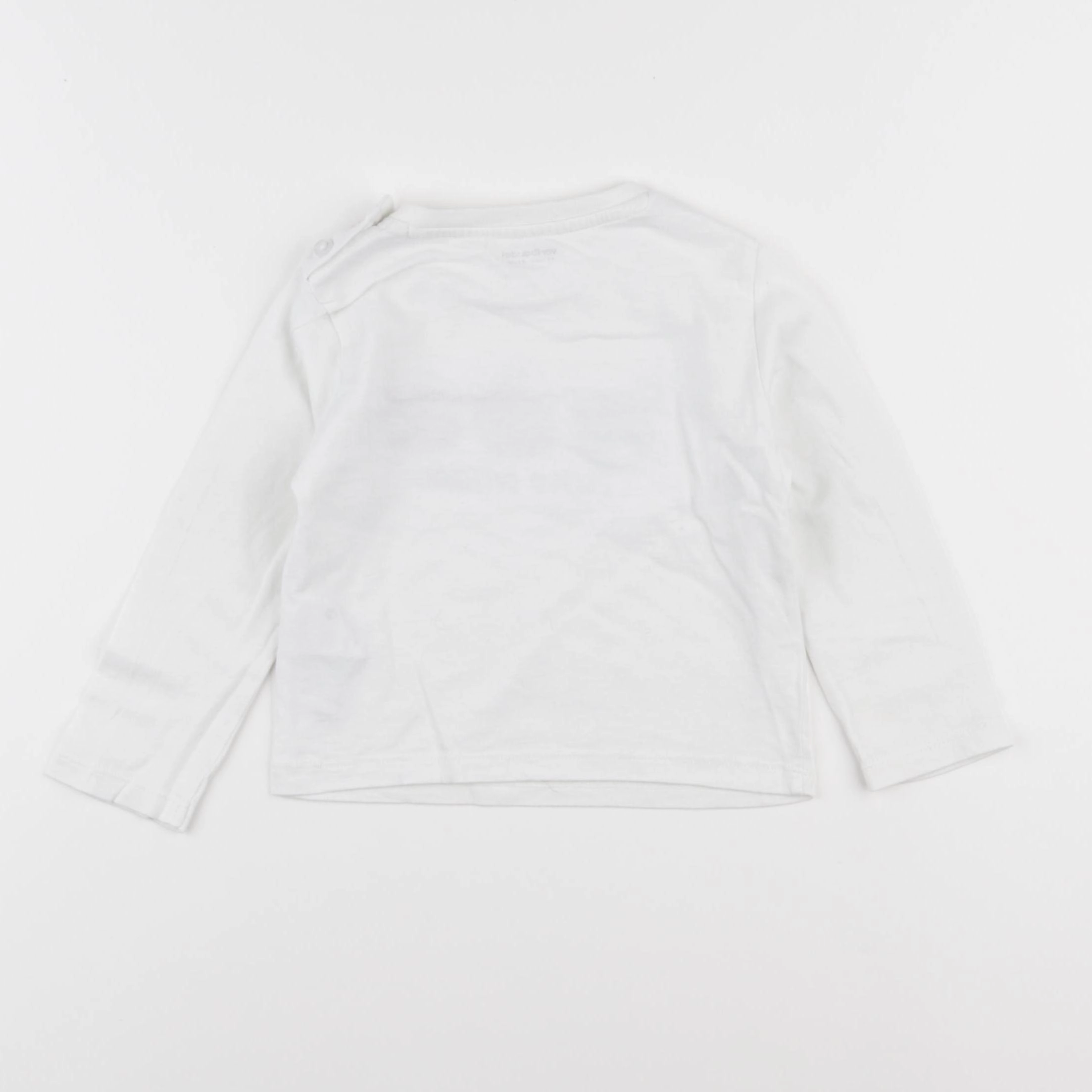 Vertbaudet - tee-shirt blanc - 18 mois
