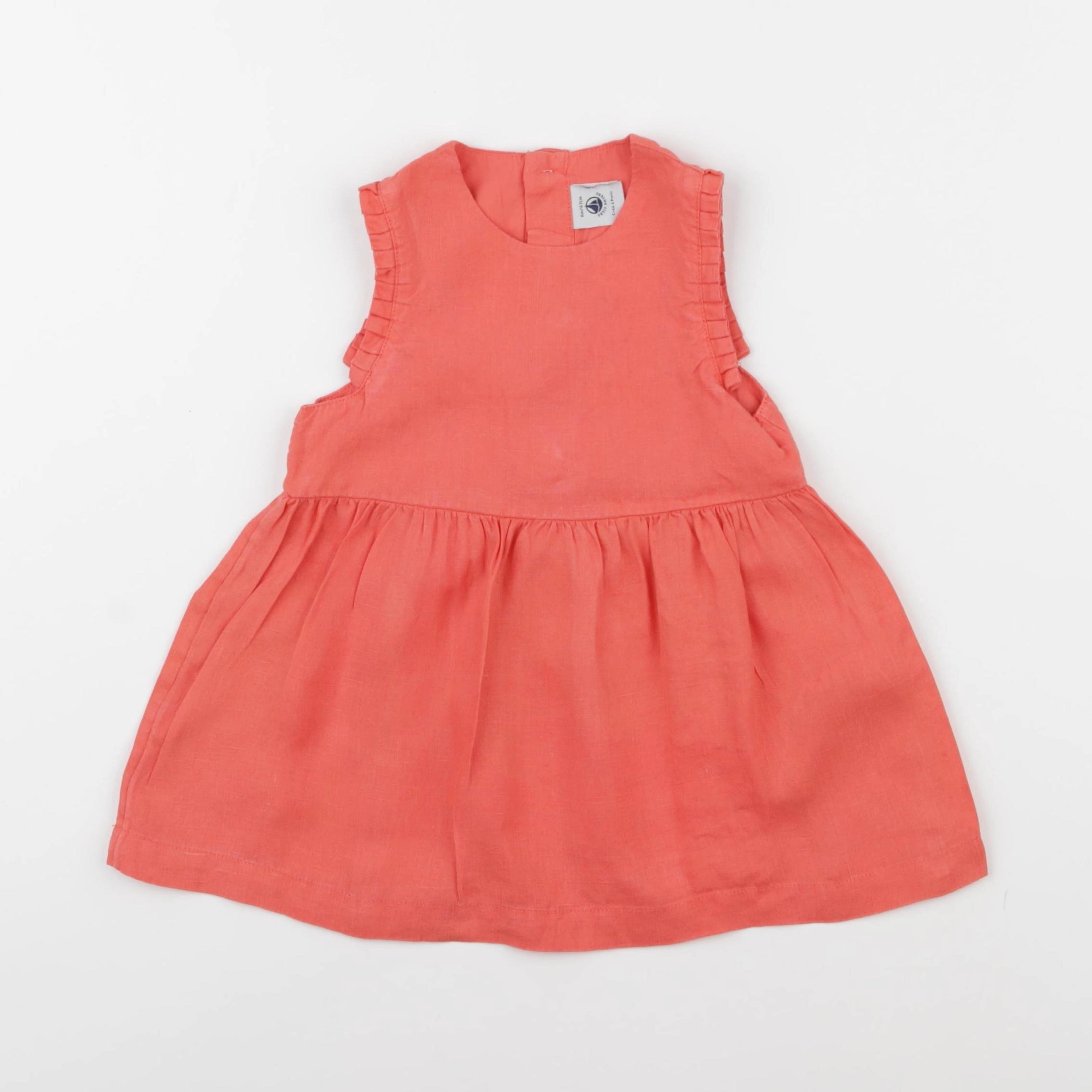 Petit Bateau - robe rose - 6 mois
