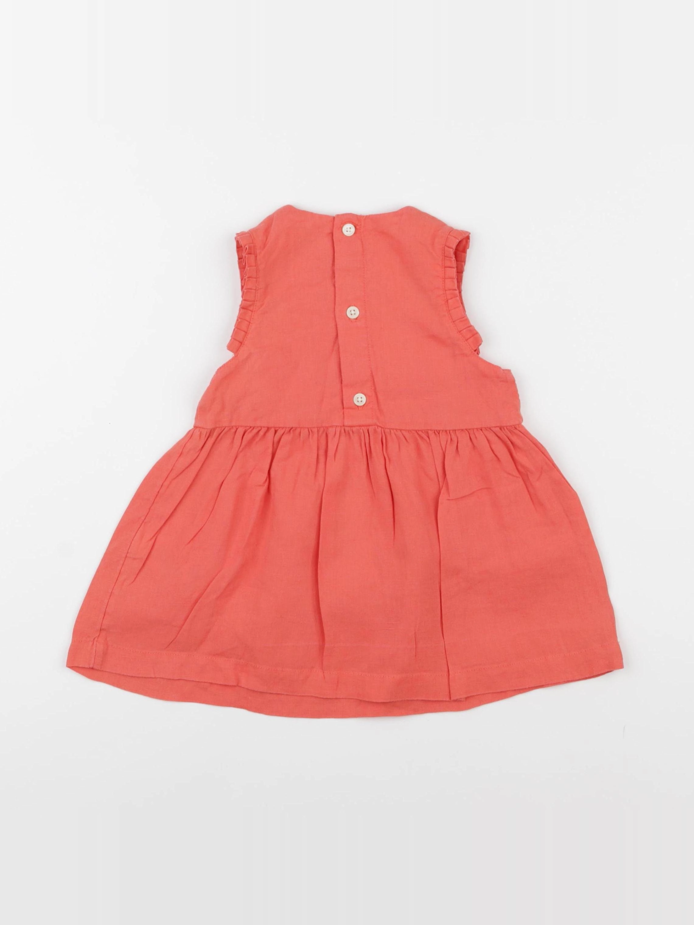 Petit Bateau - robe rose - 6 mois