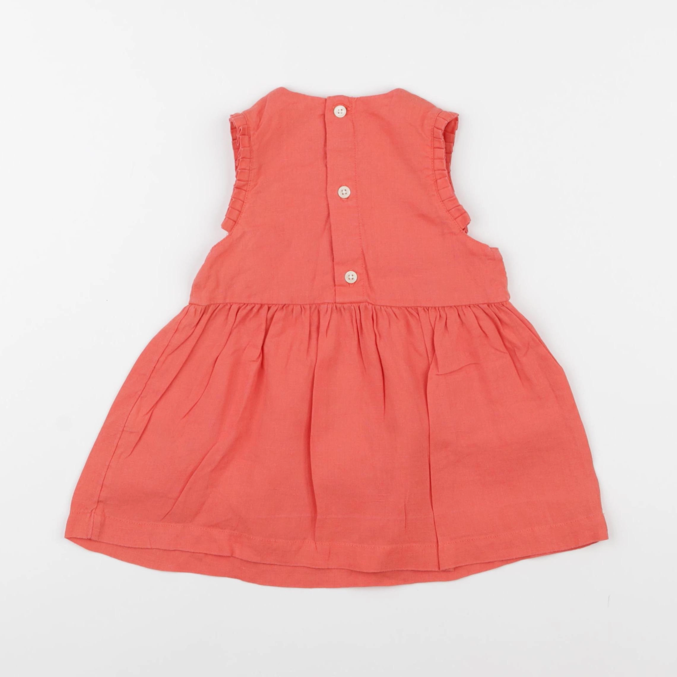 Petit Bateau - robe rose - 6 mois
