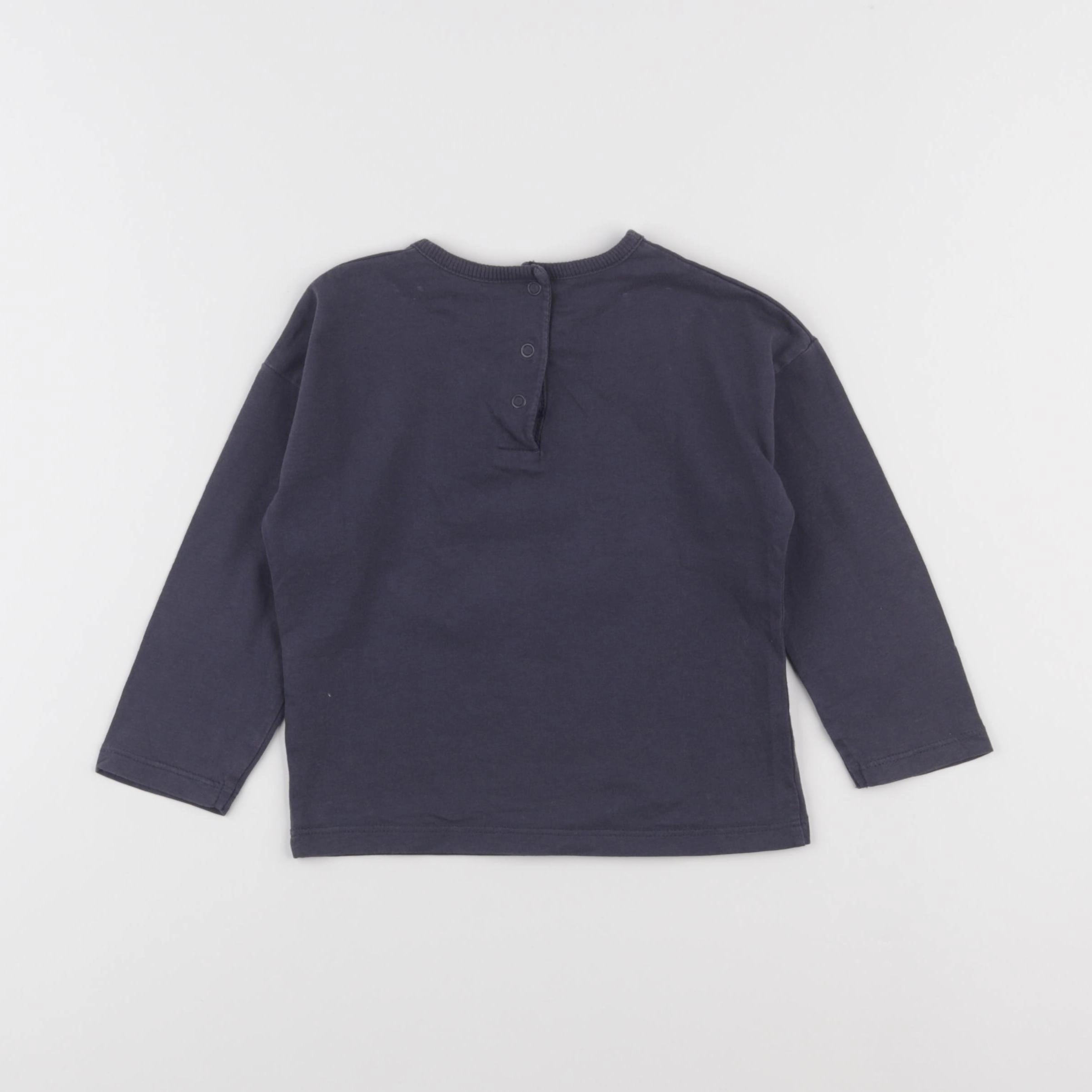 Vertbaudet - tee-shirt bleu - 2 ans