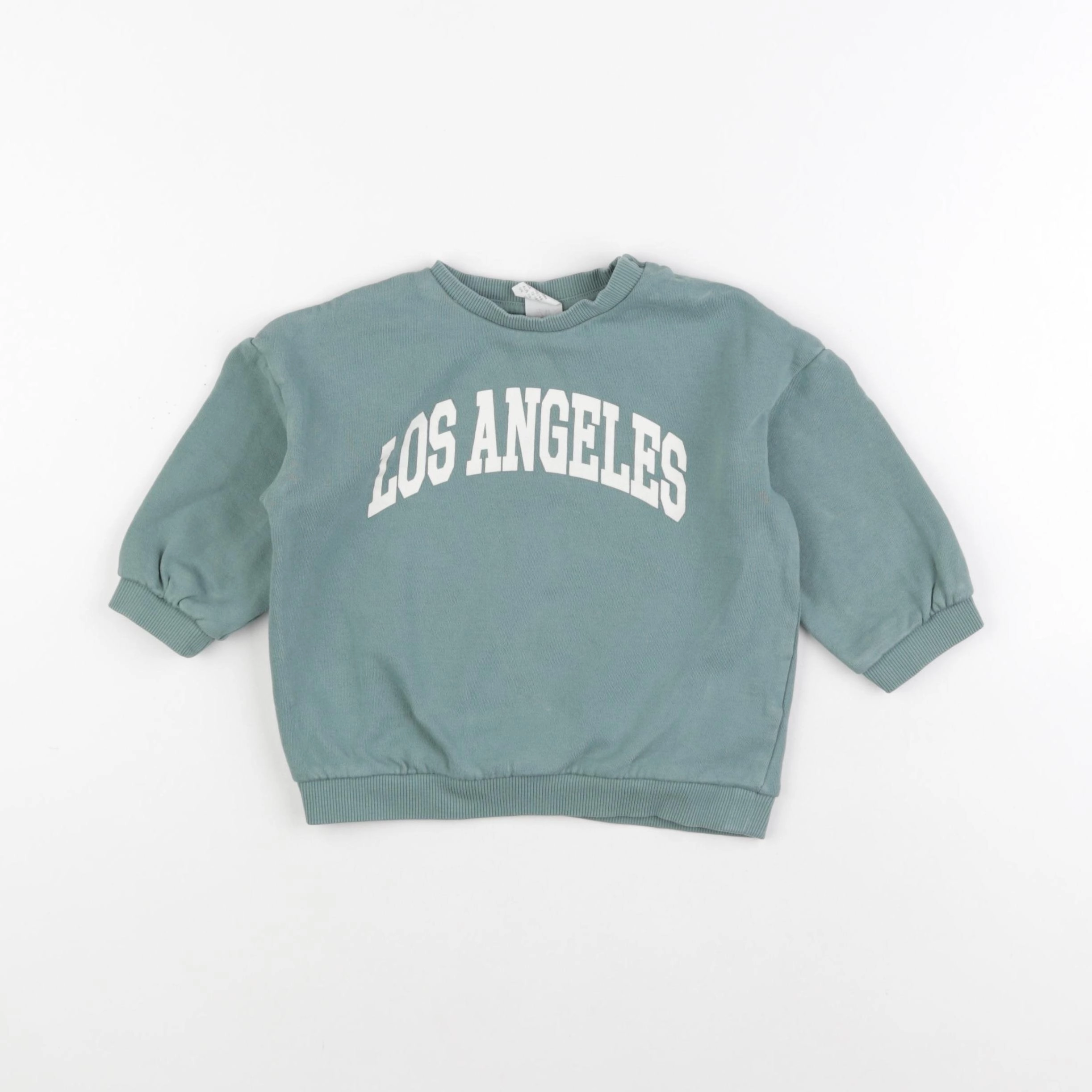 H&M - sweat vert - 18 mois