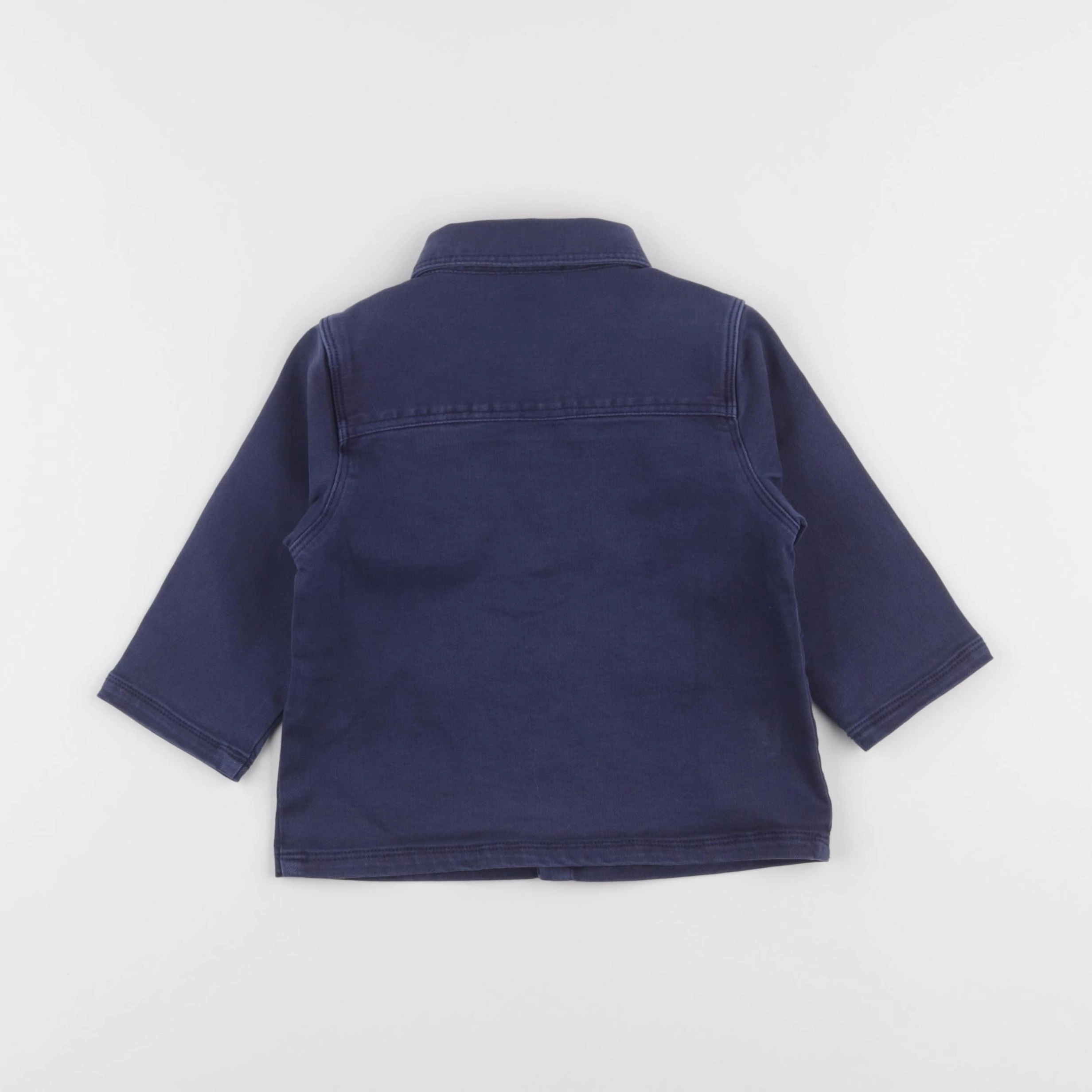 Vertbaudet - veste bleu - 12 mois
