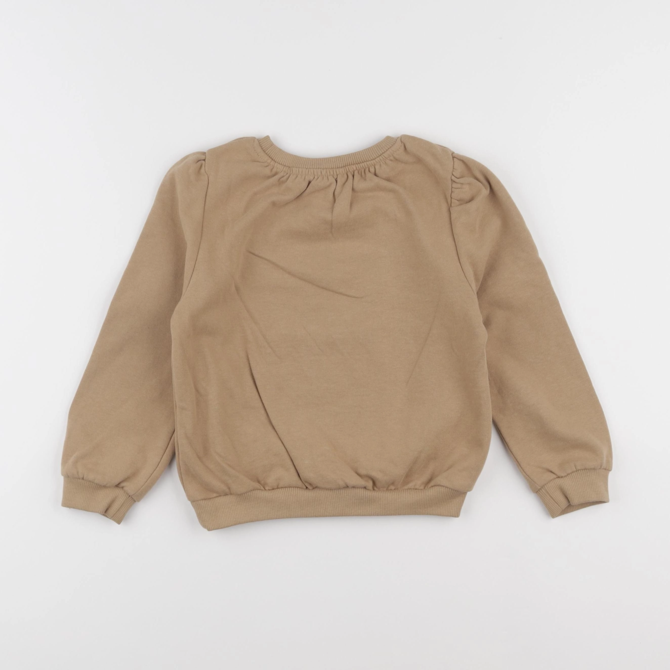 Vertbaudet - sweat marron - 4 ans