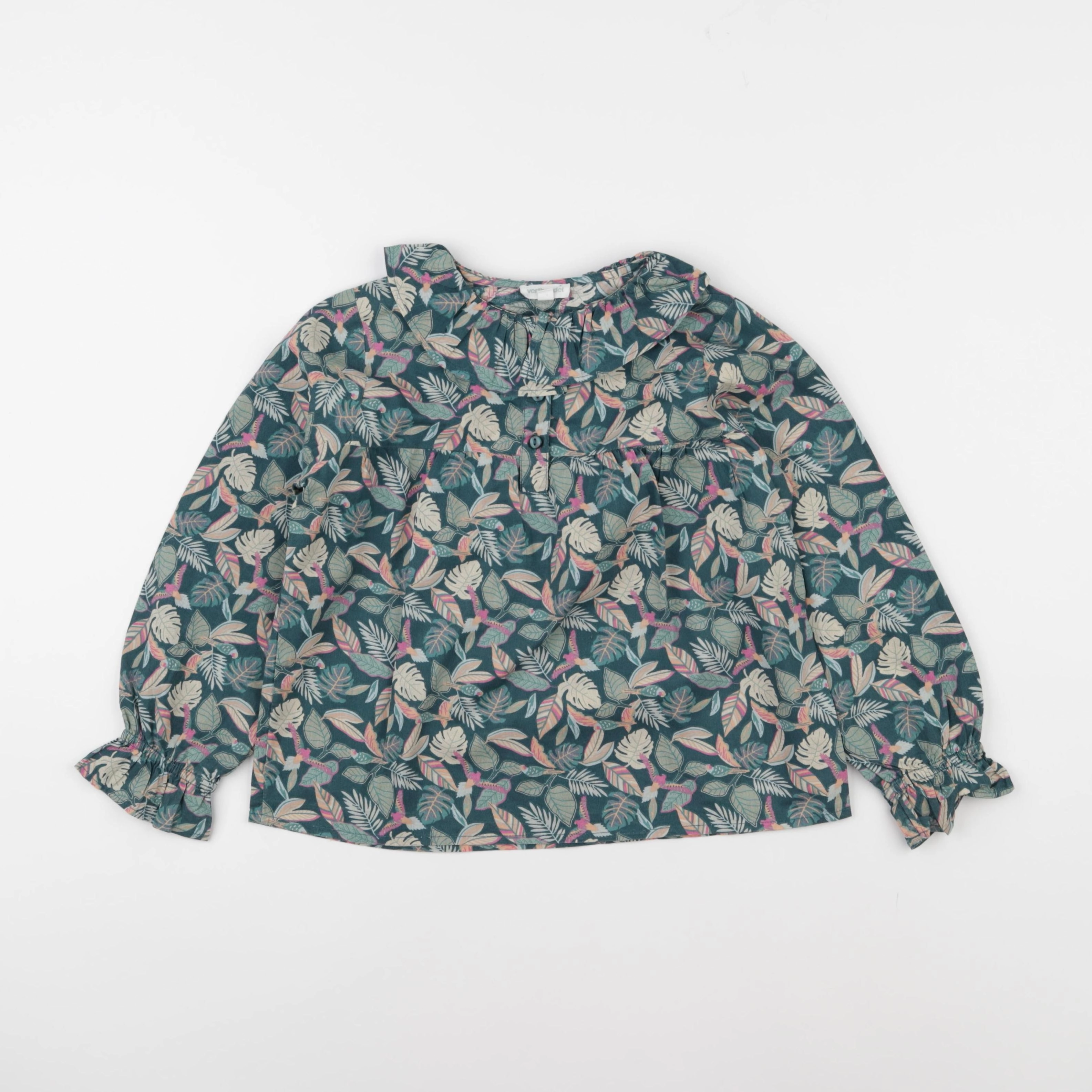 Vertbaudet - blouse multicolore - 7 ans