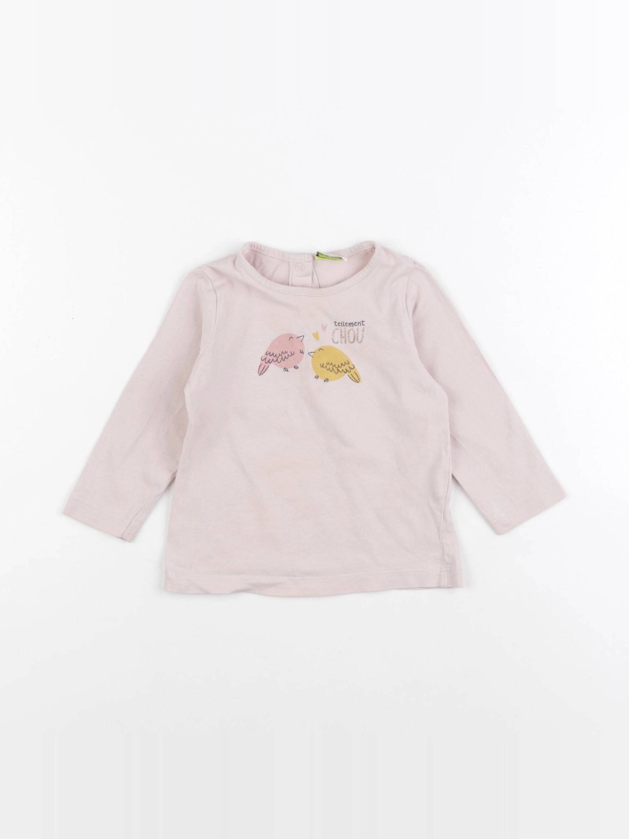 Tape à l'oeil - tee-shirt rose - 18 mois