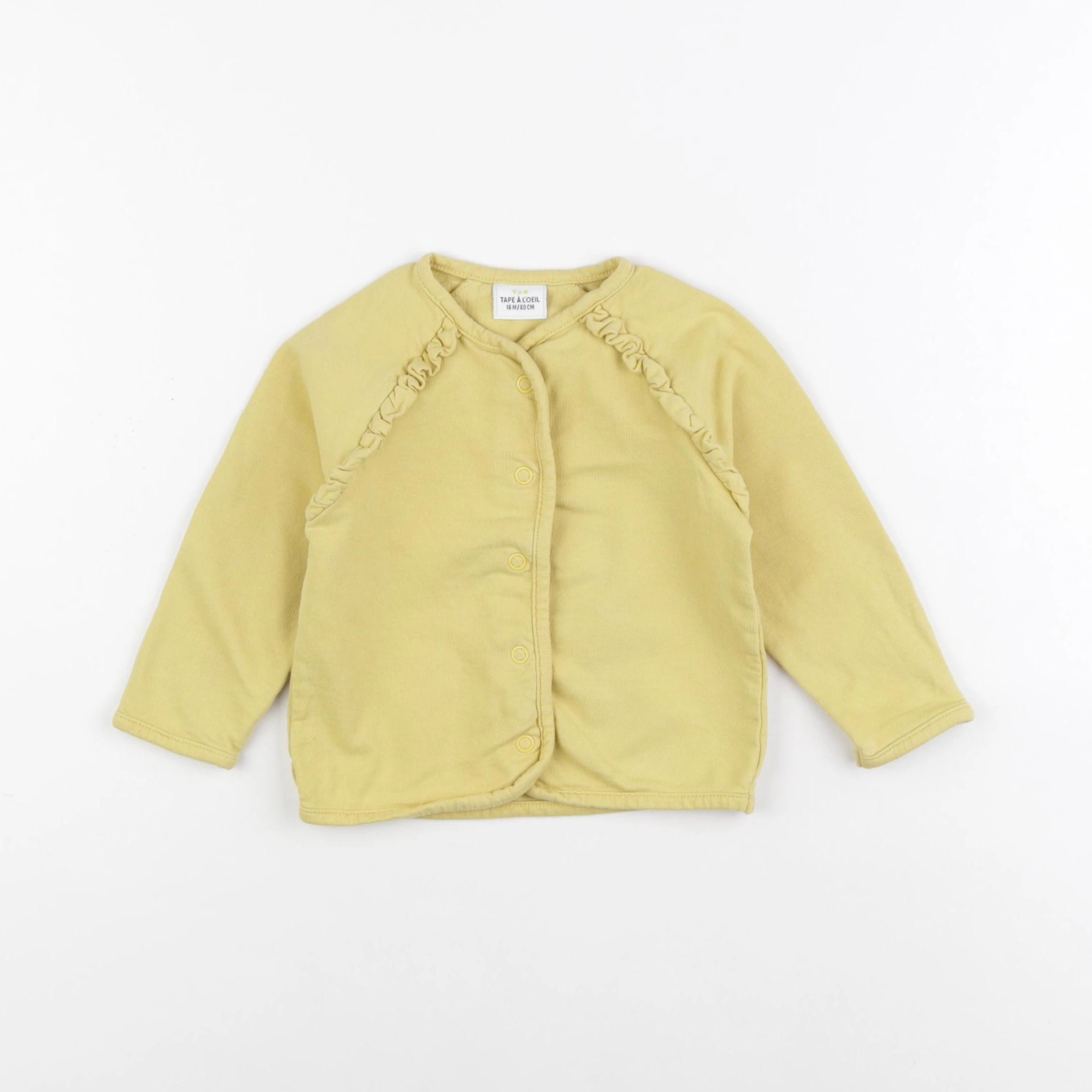 Tape à l'oeil - sweat jaune - 18 mois