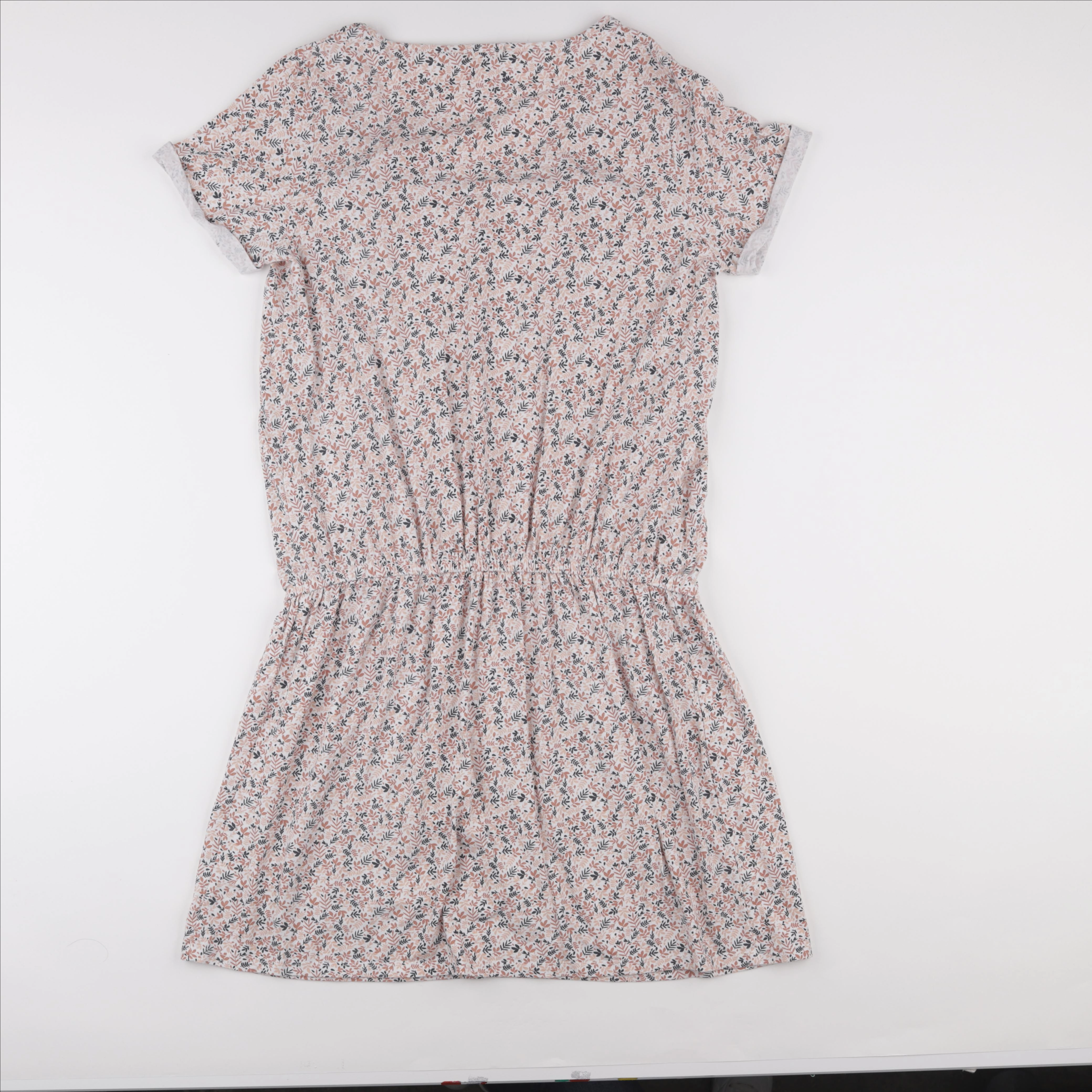 Vertbaudet - robe grossesse, allaitement blanc, marron - 42 à 44