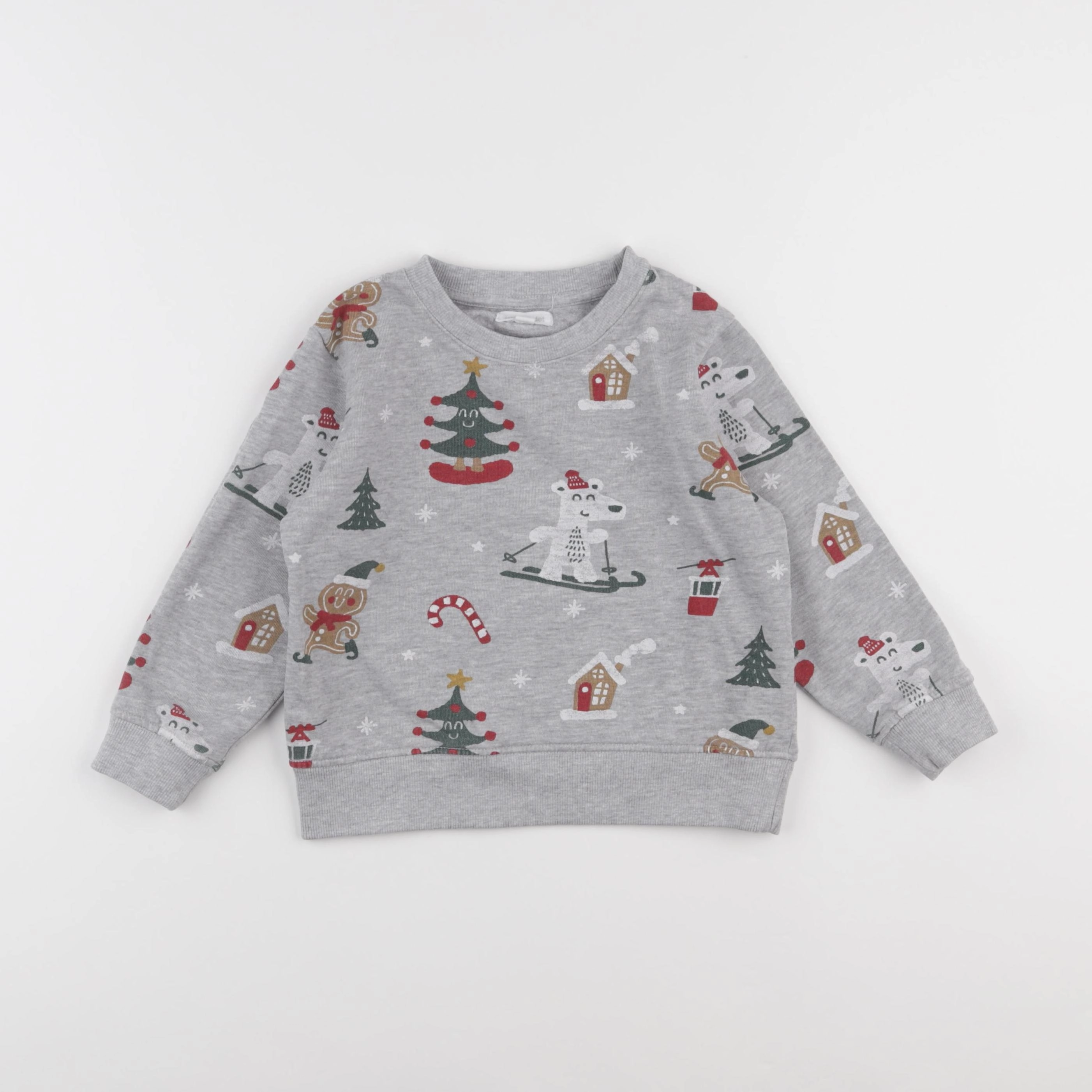 Vertbaudet - sweat gris - 5 ans