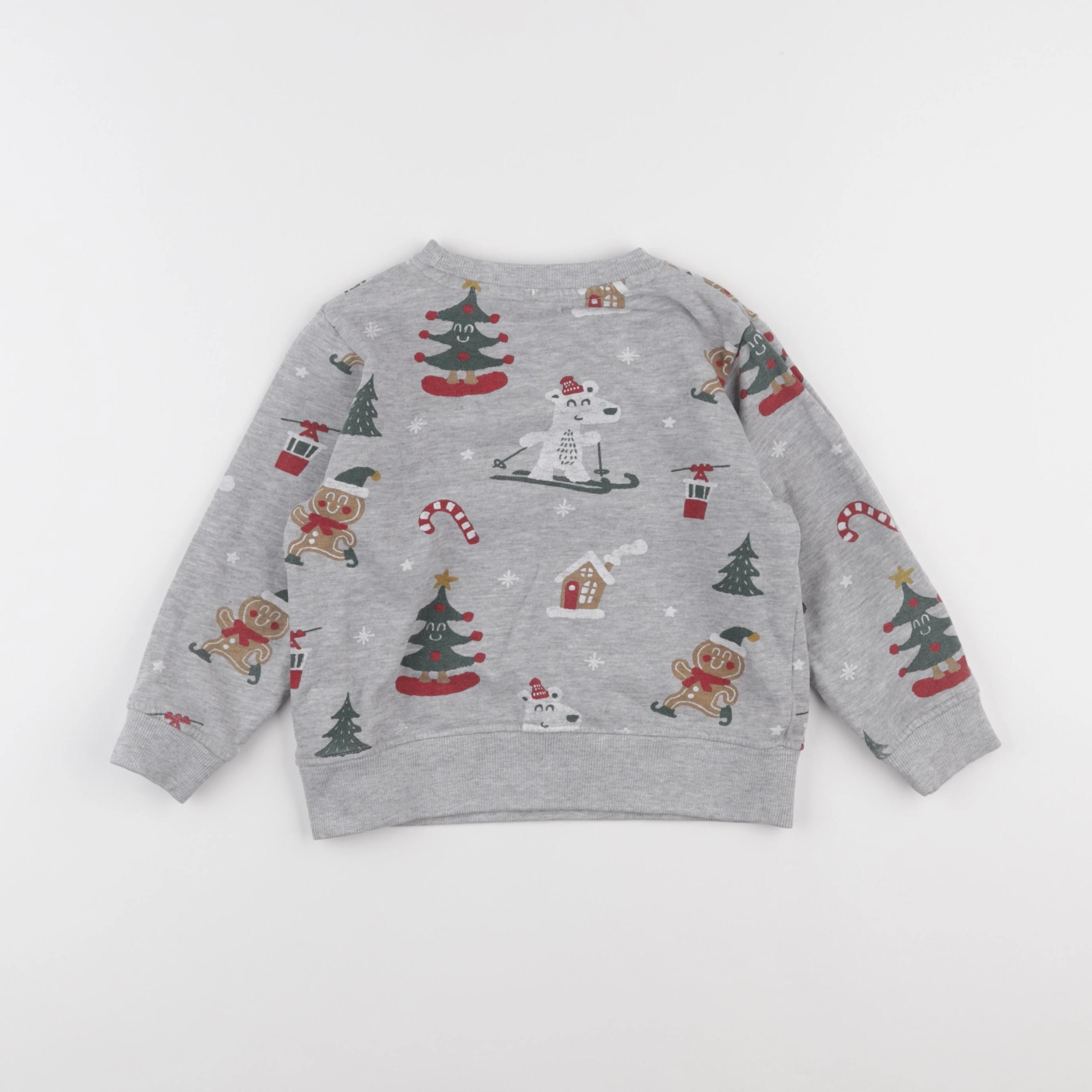 Vertbaudet - sweat gris - 5 ans